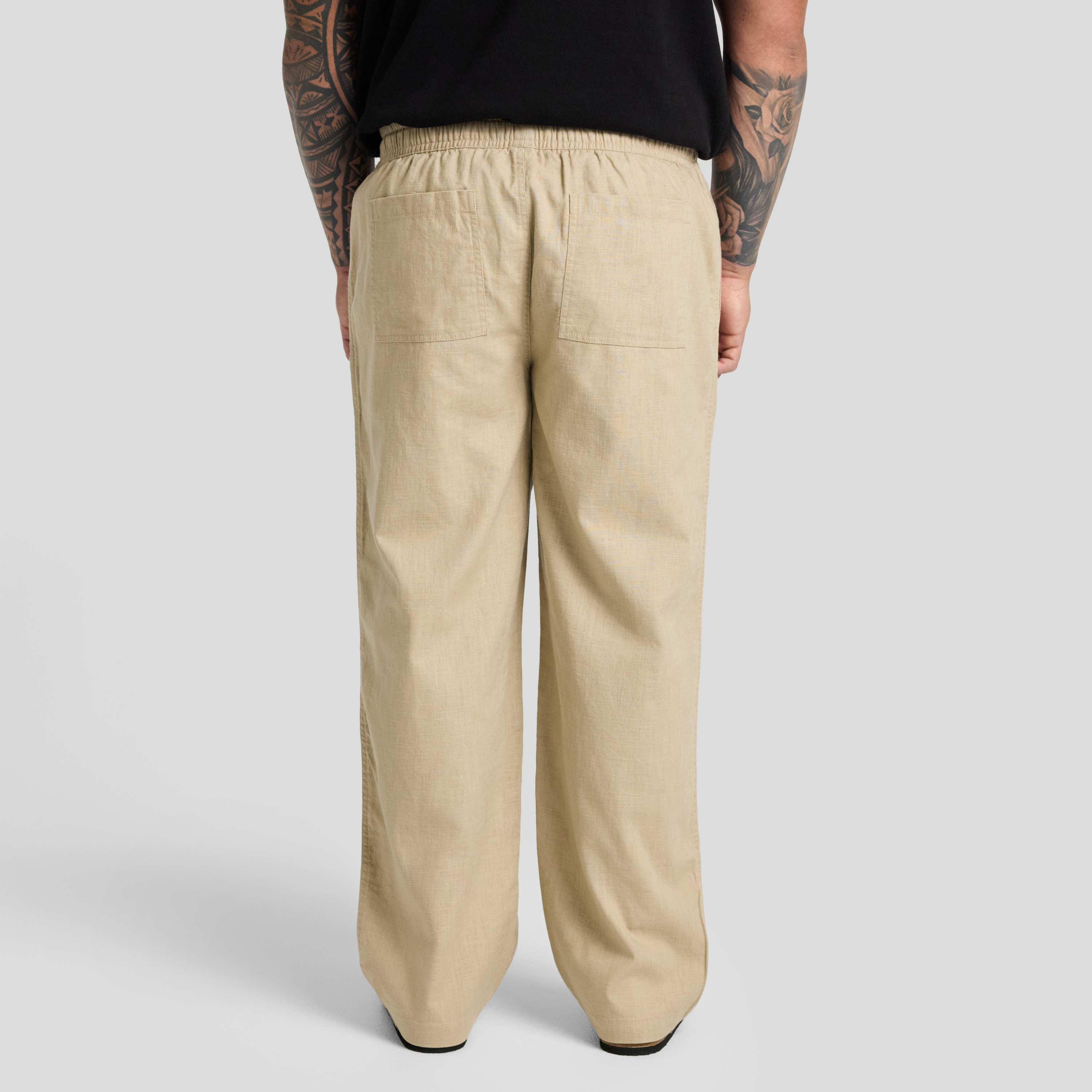 Straw Shoreline Linen Pant
