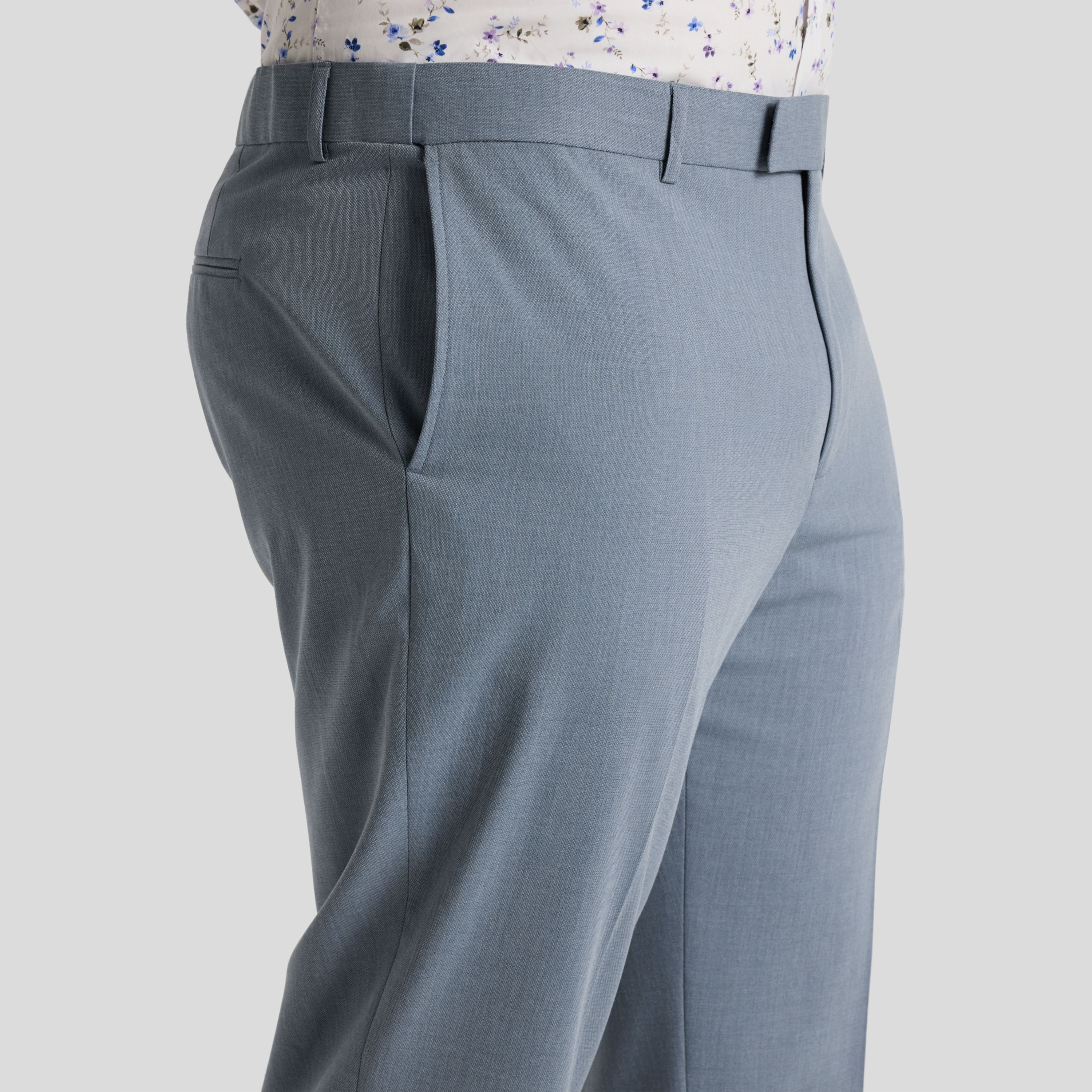 Dusty Blue Arnie Stretch Dress Pant