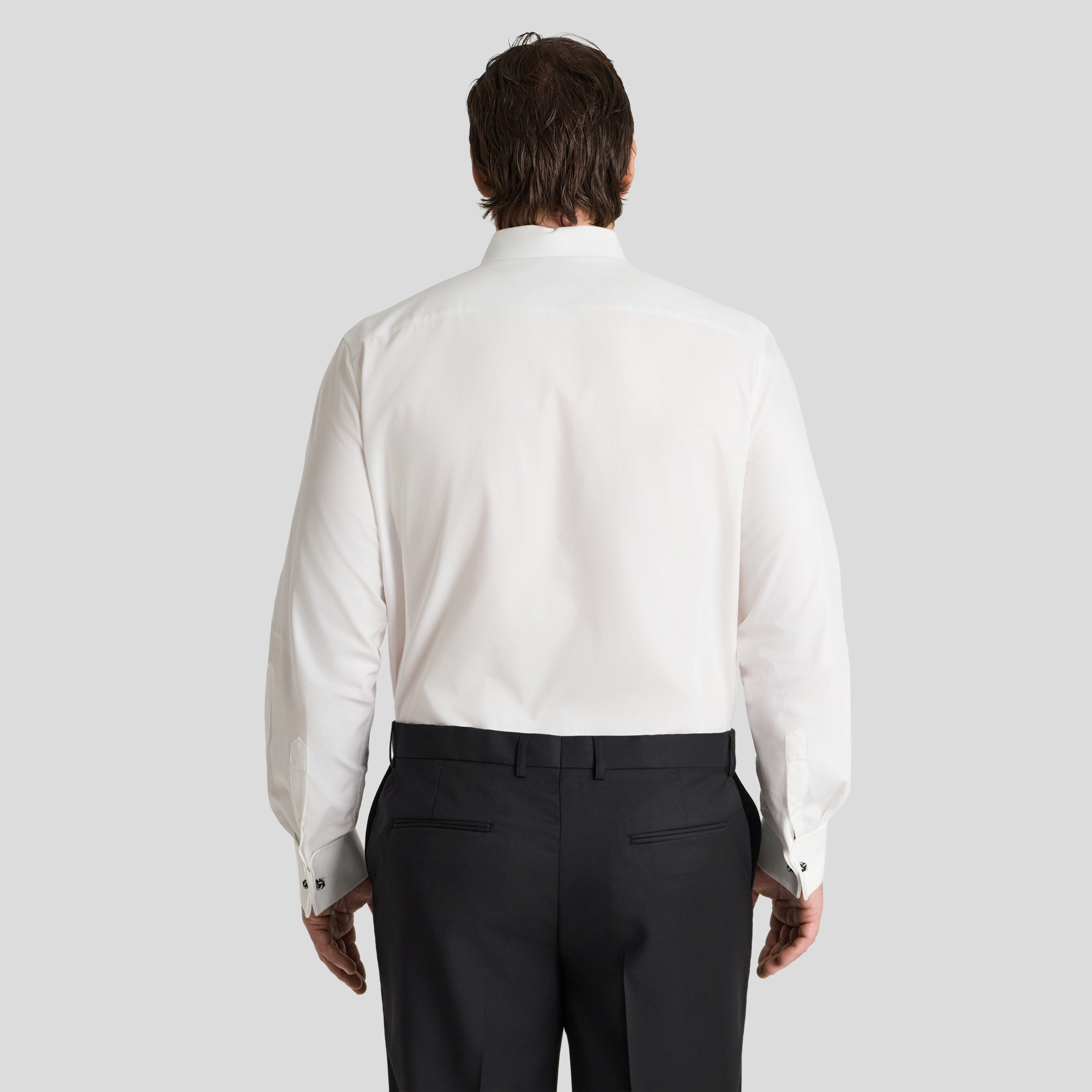 White Gaston French Cuff Dress Shirt