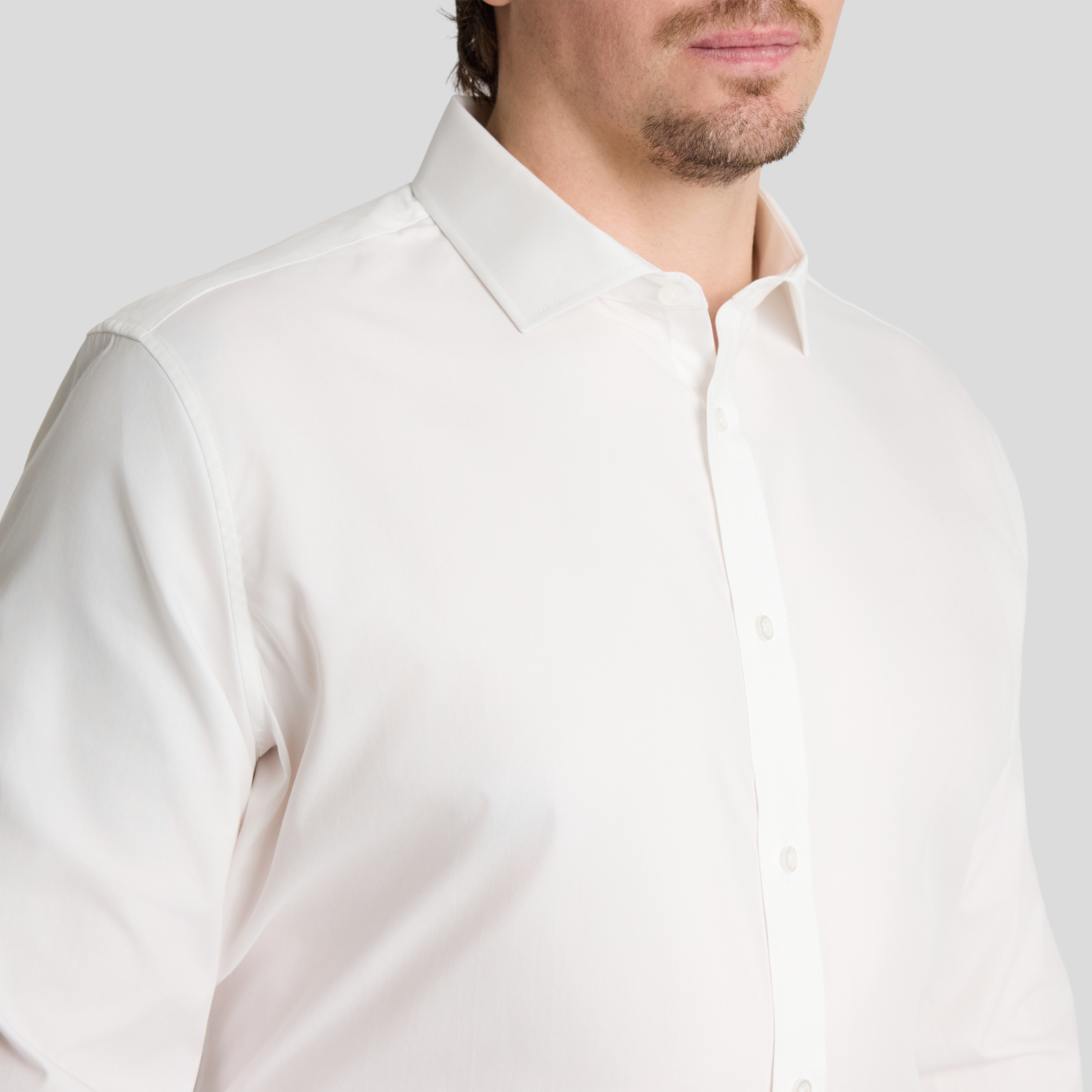 White Gaston French Cuff Dress Shirt