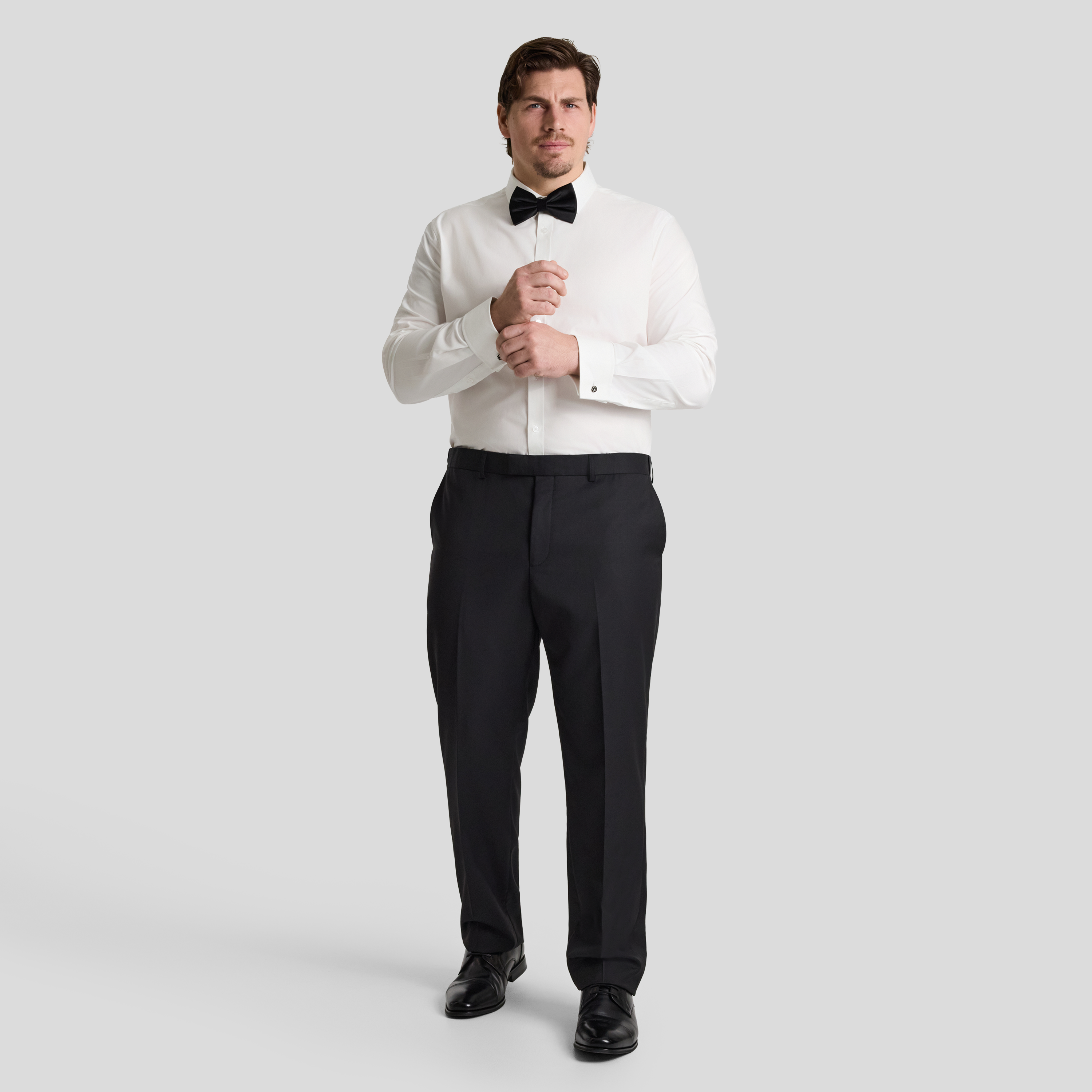 White Gaston French Cuff Dress Shirt