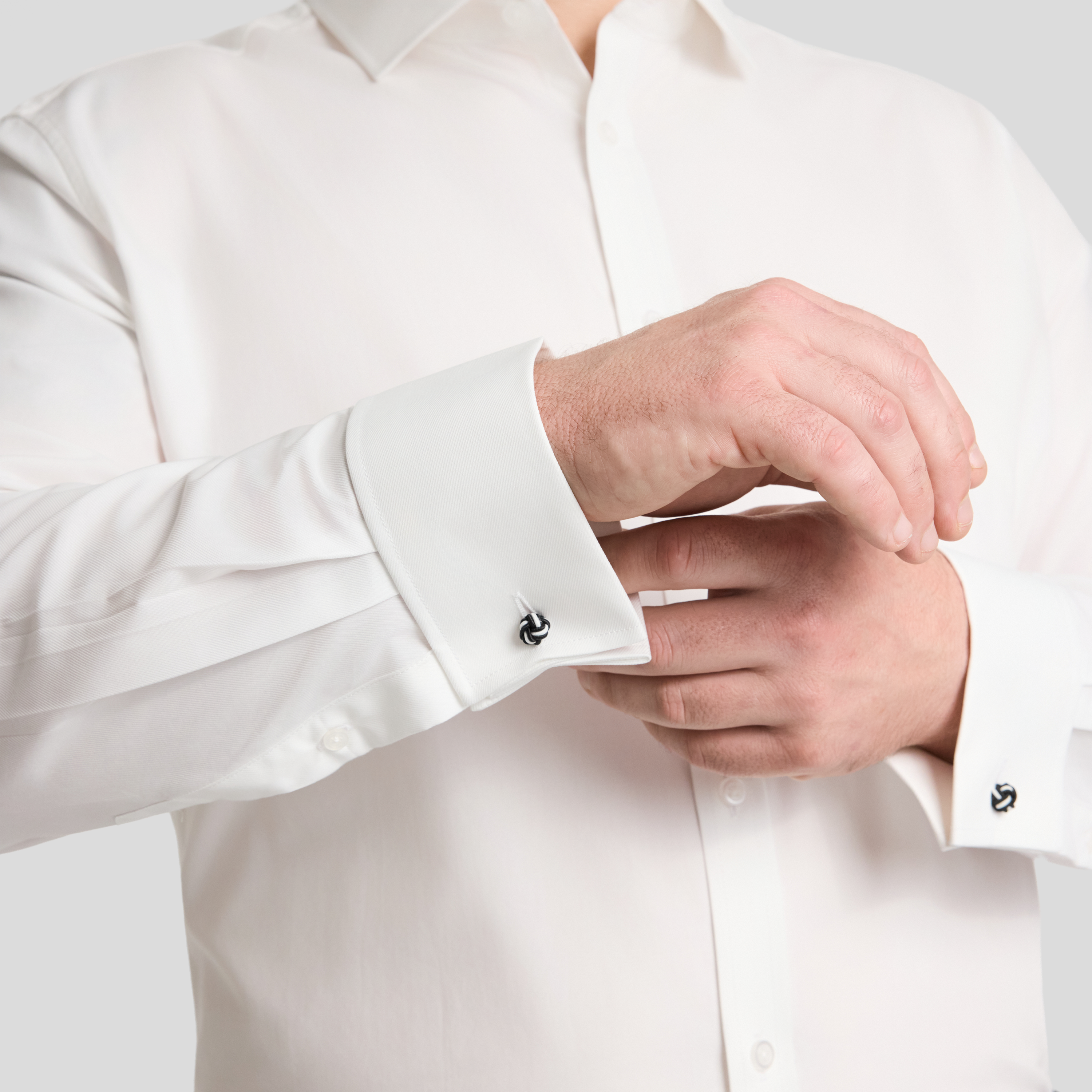 White Gaston French Cuff Dress Shirt