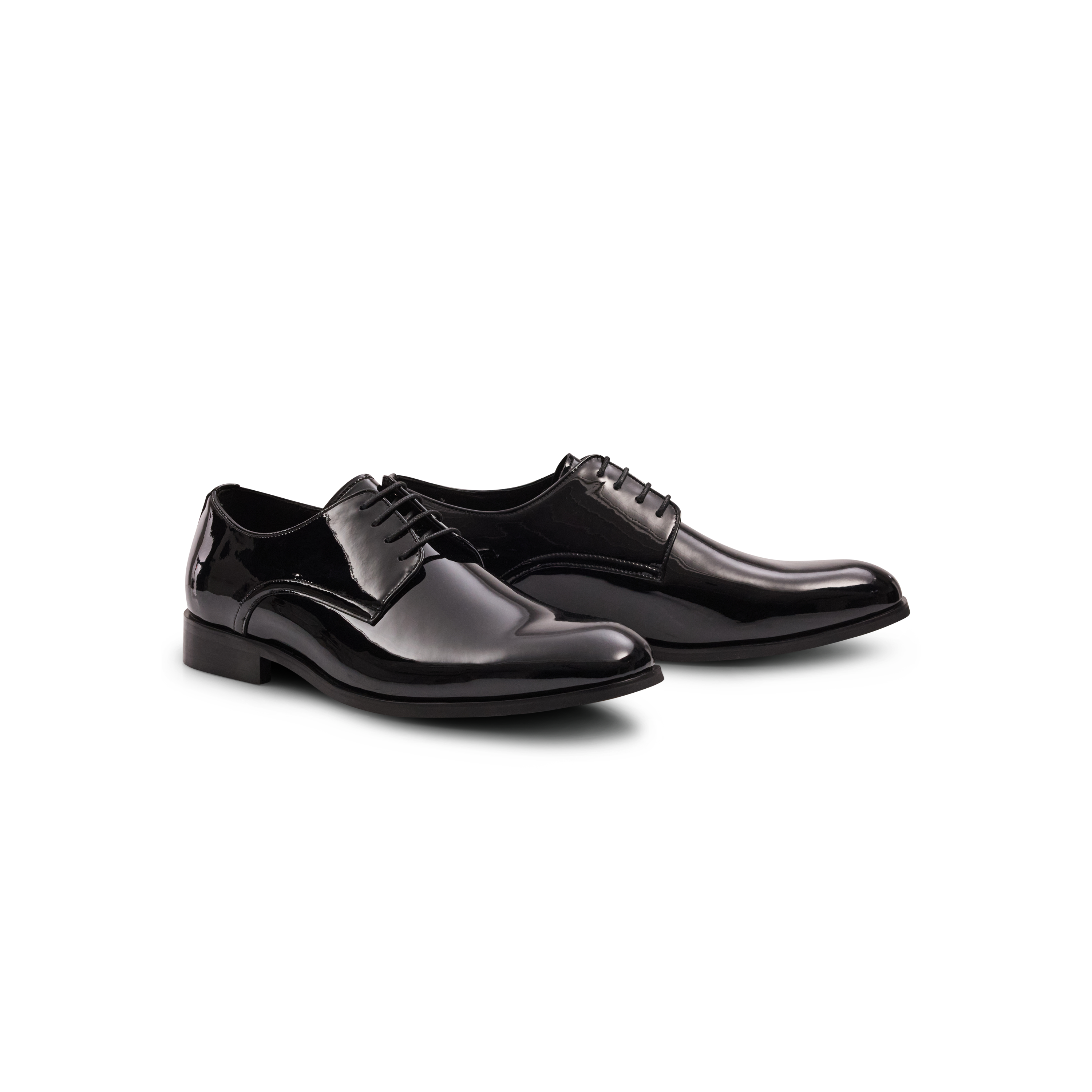 James Wide Patent Dress Shoe