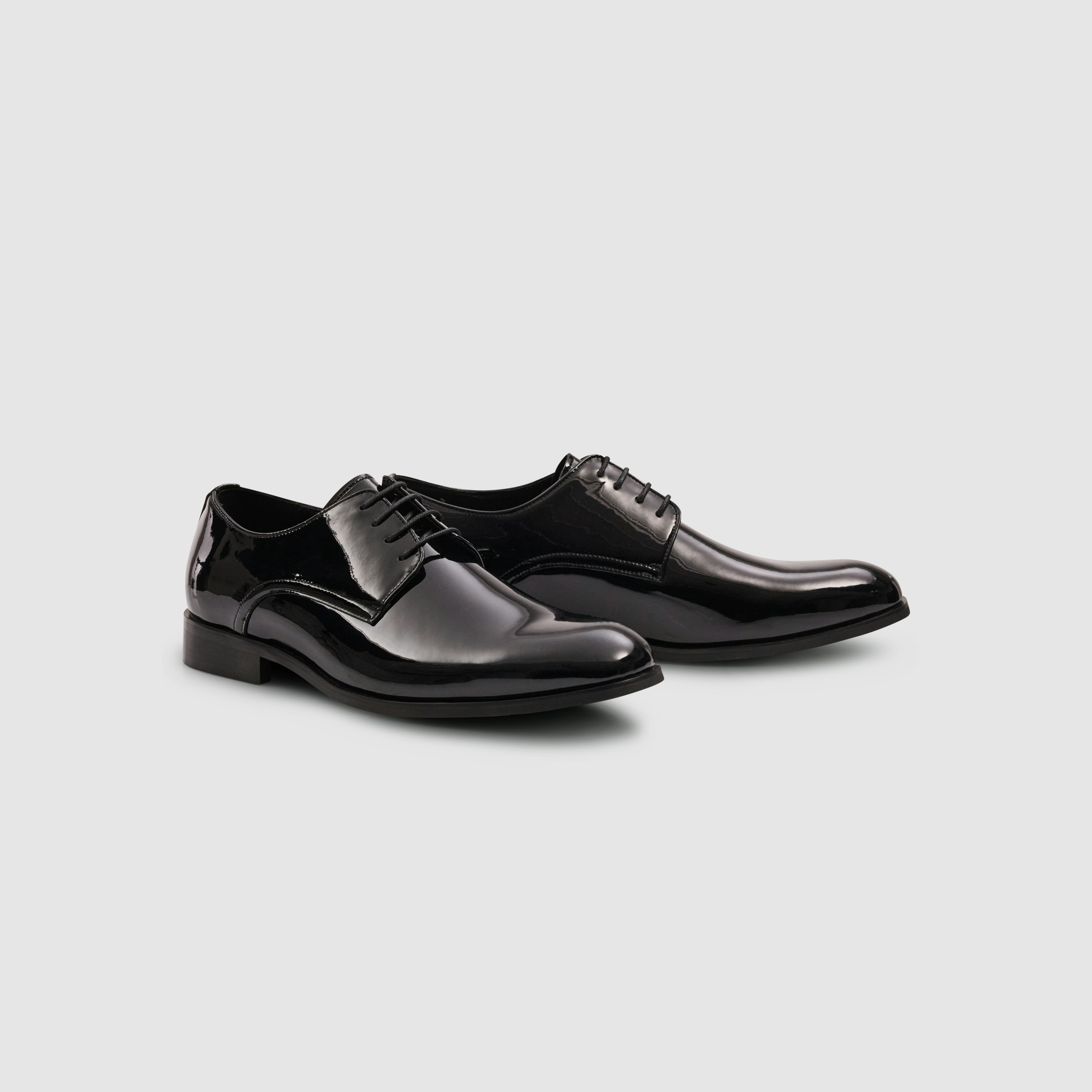 James Wide Patent Dress Shoe