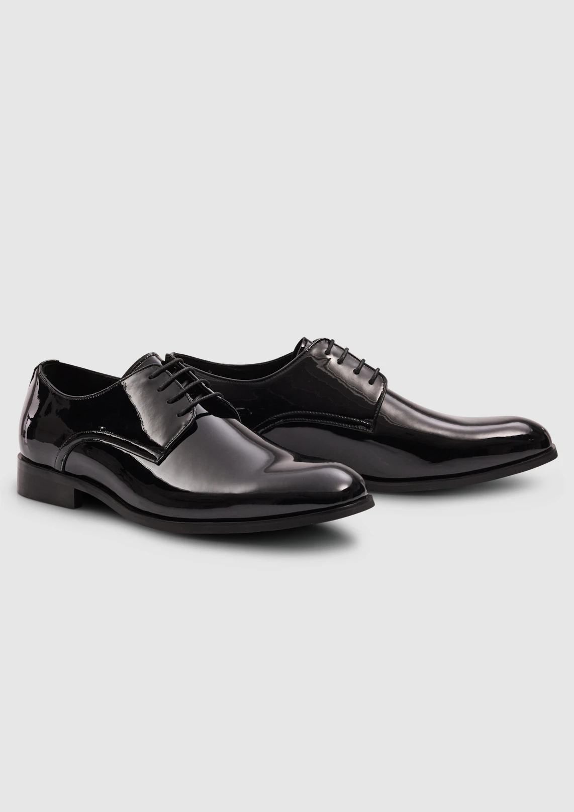 James Wide Patent Dress Shoe