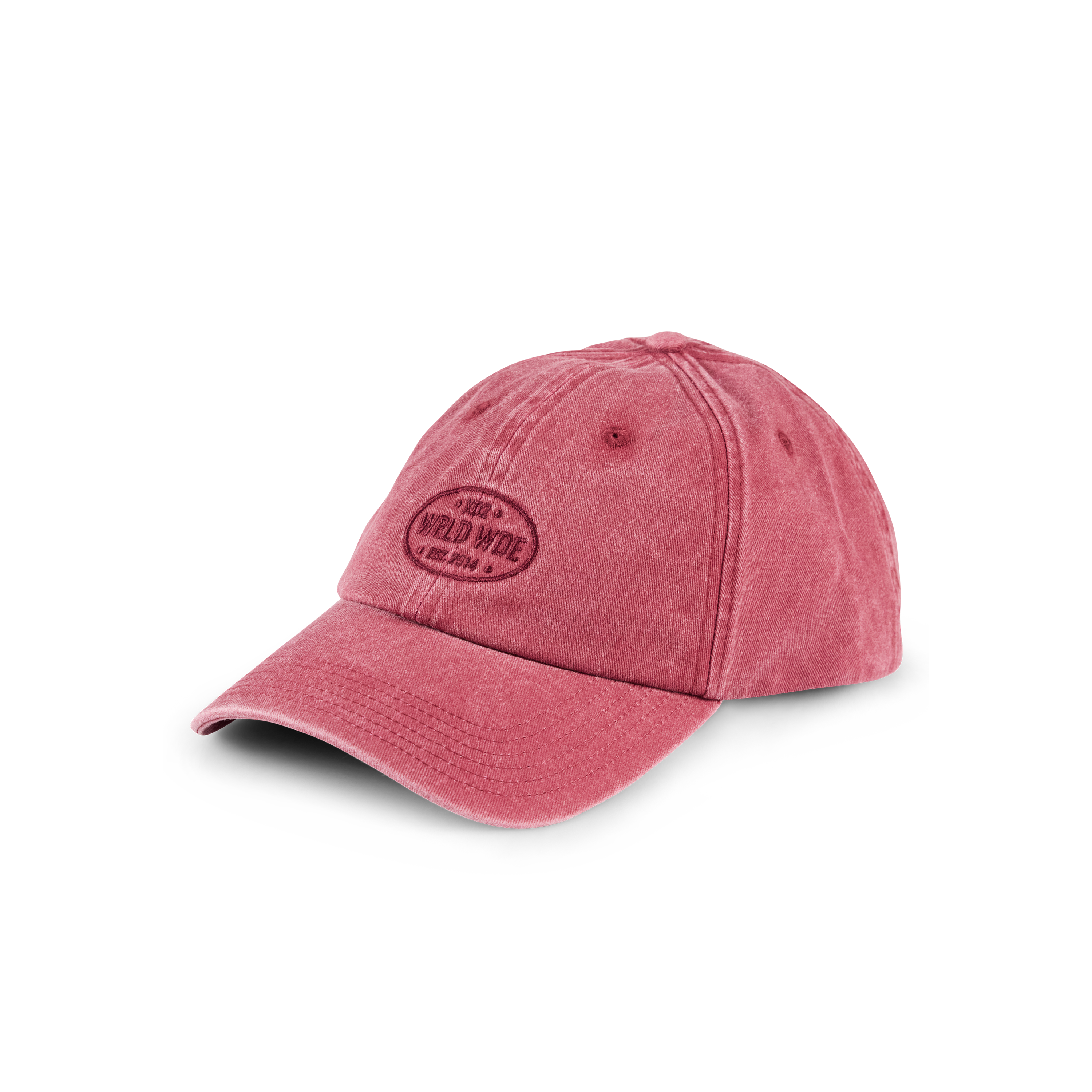 Washed Berry World Wide Washed Cap