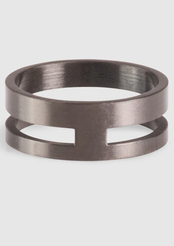 Gunmetal Ring 2Pk