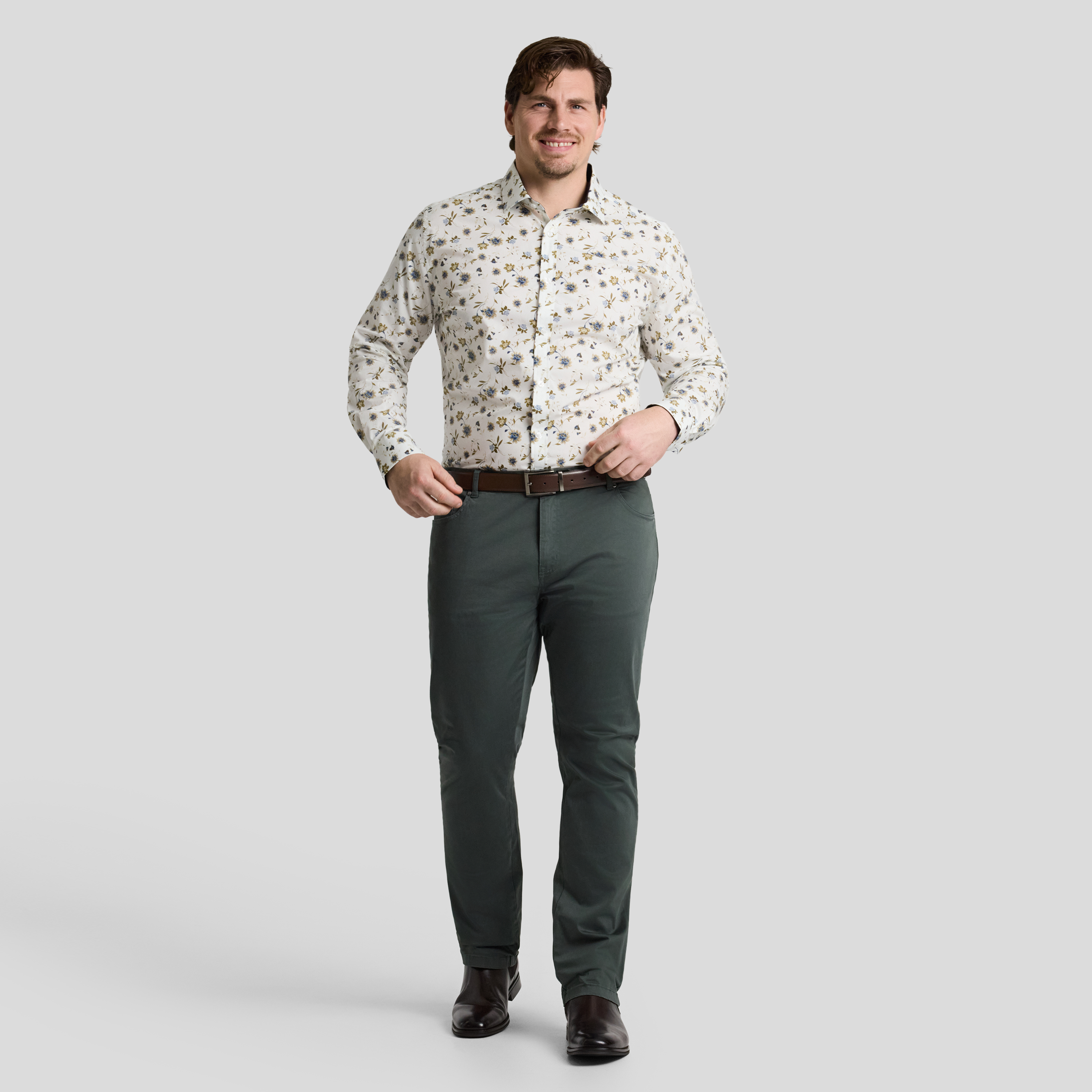 White Baillie Floral Shirt