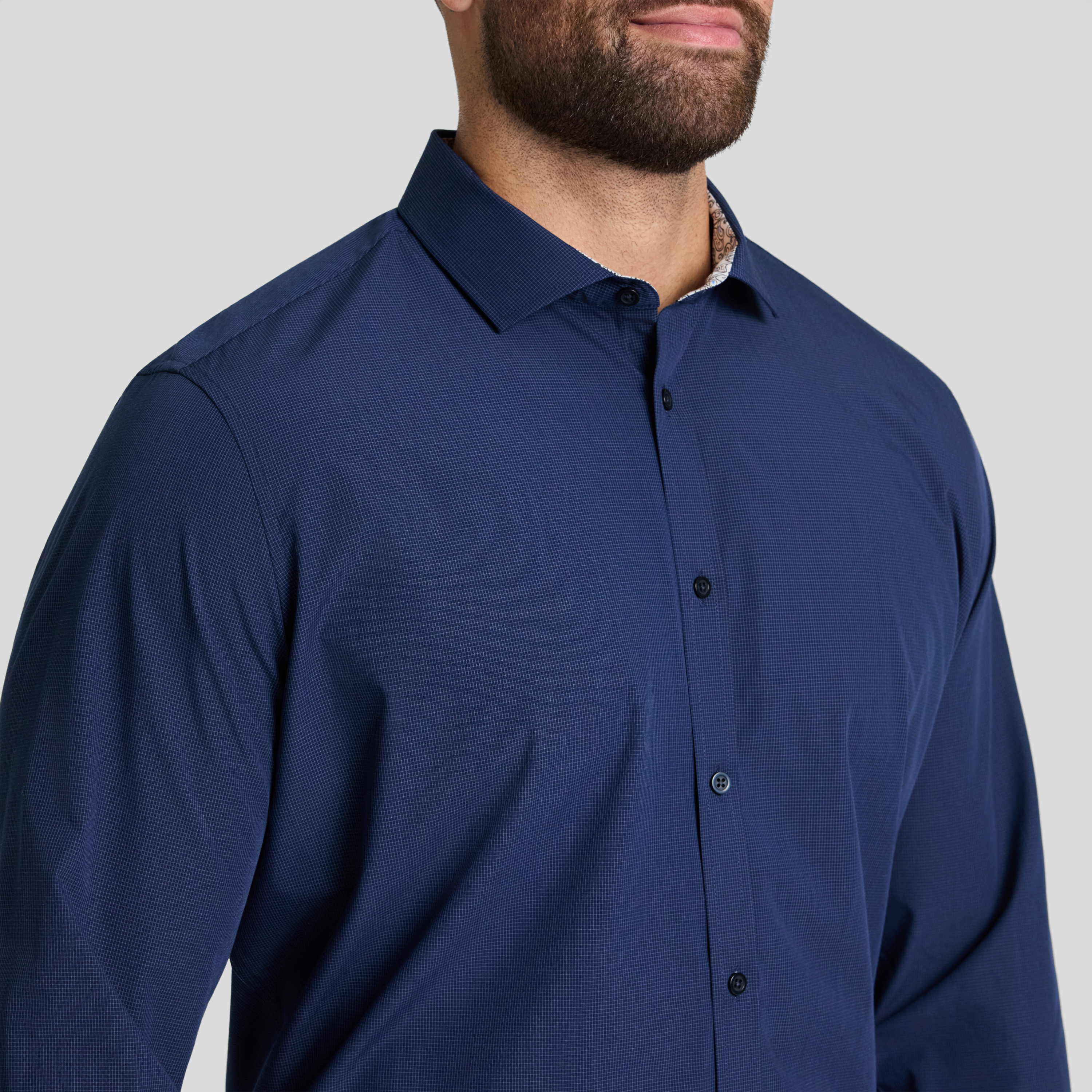 Ink Diego Check Smart Shirt