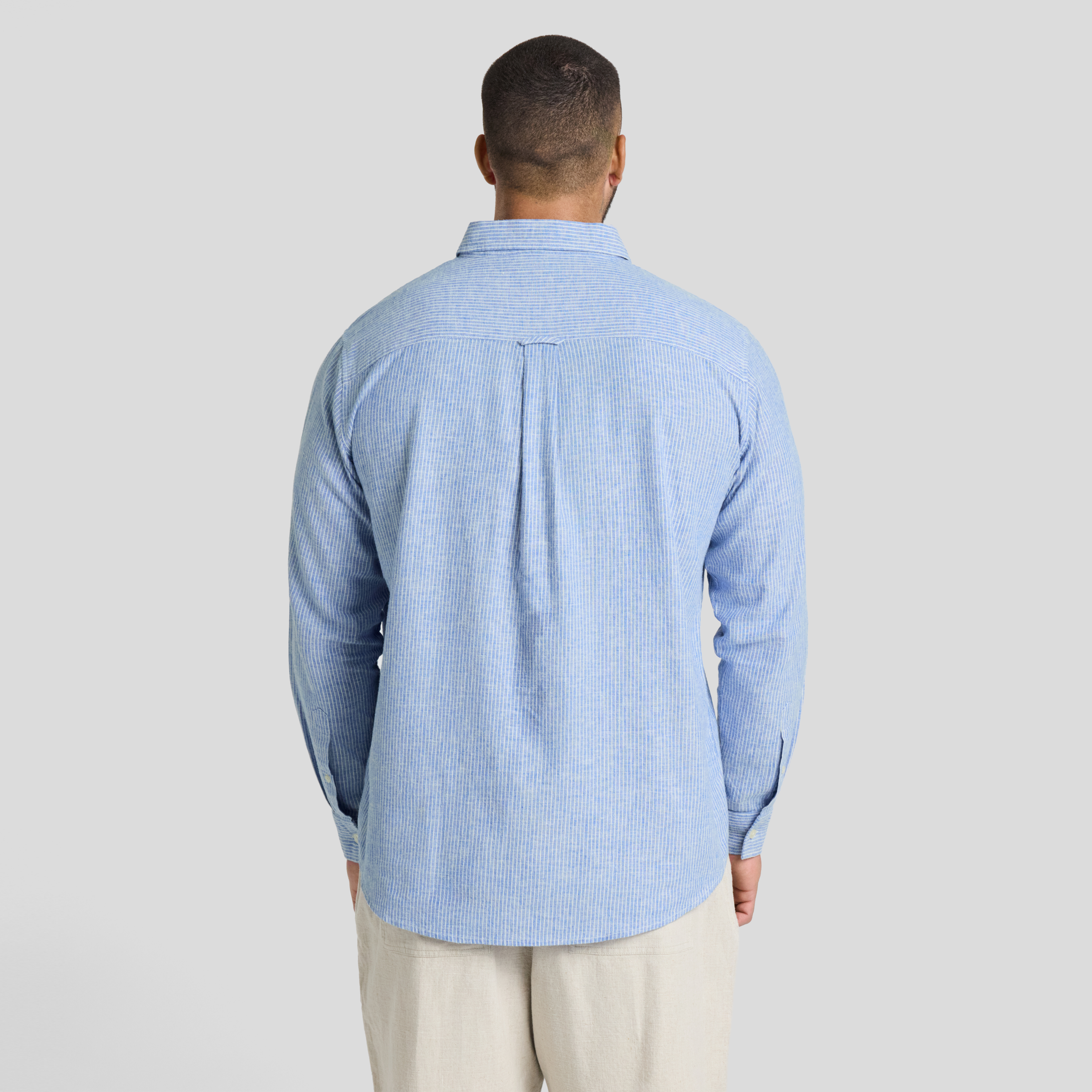 Blue Beau Casual Stripe Shirt