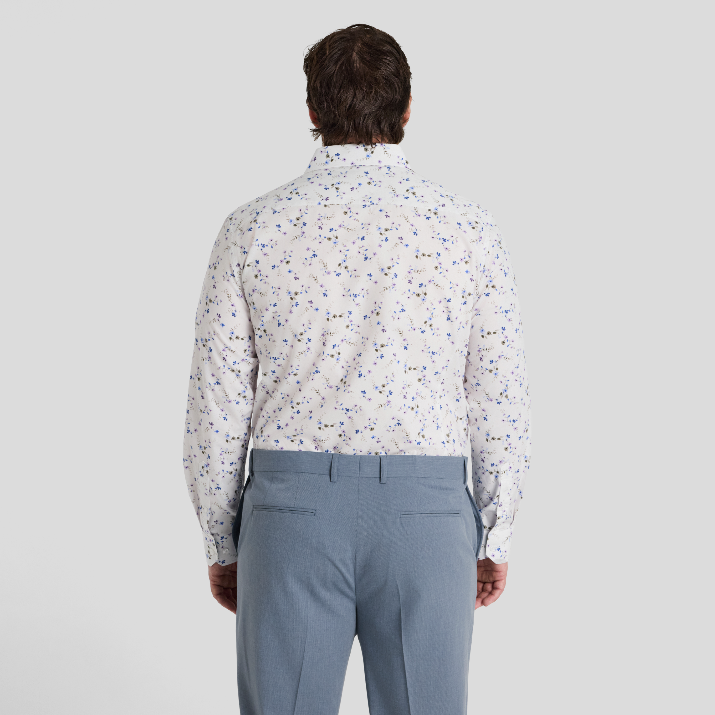 White Bastian Floral Shirt