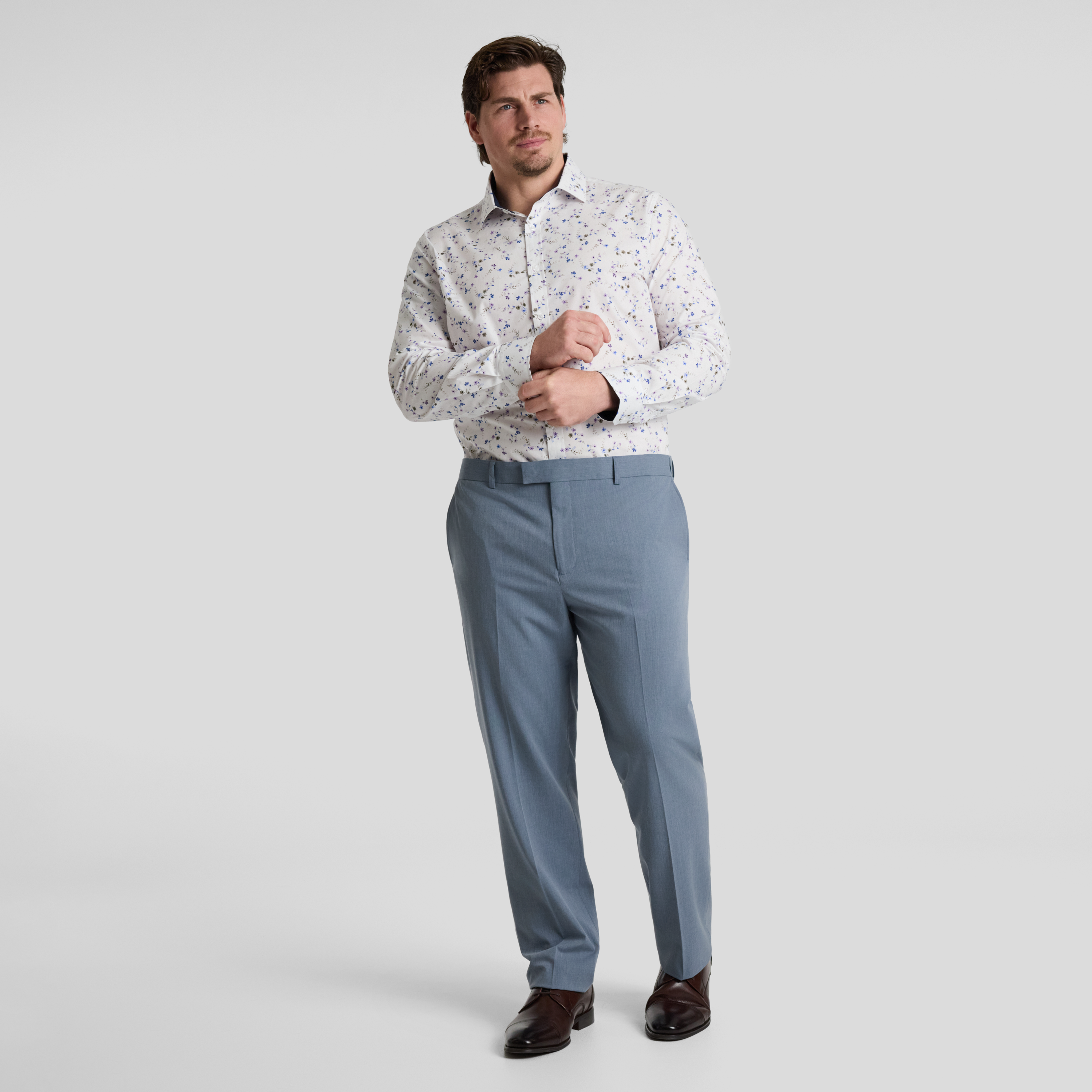 White Bastian Floral Shirt