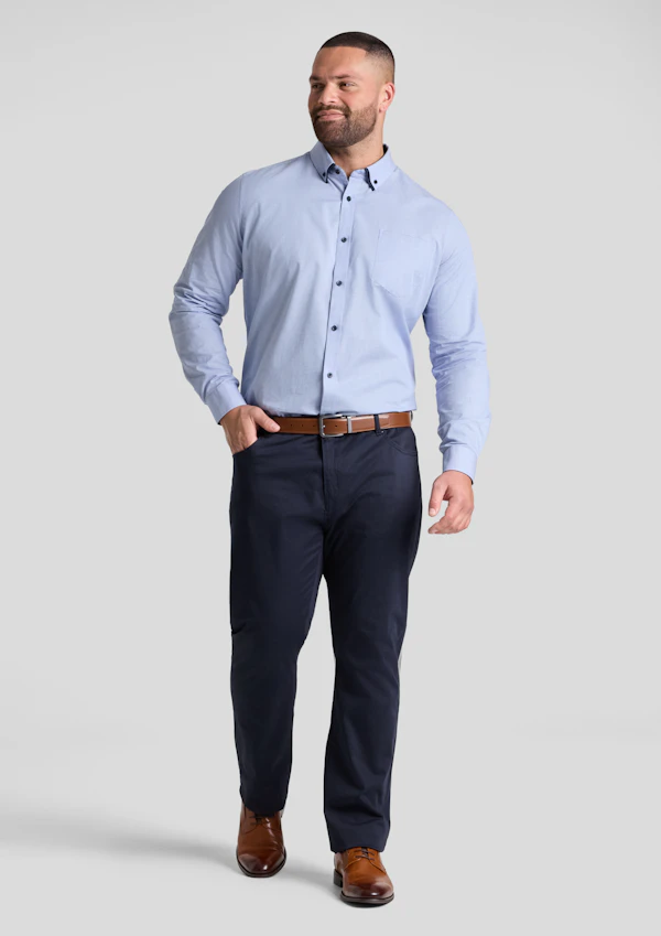 Blue Bentley Dobby Smart Shirt