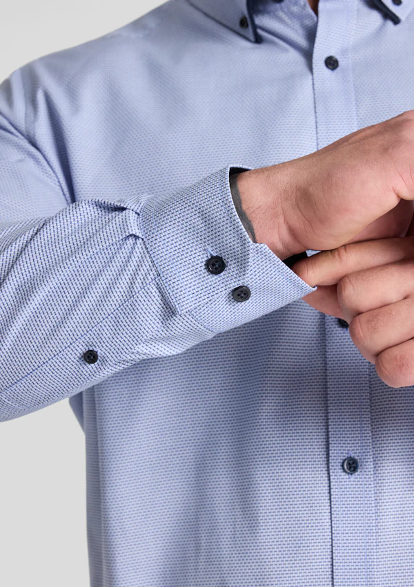 Blue Bentley Dobby Smart Shirt