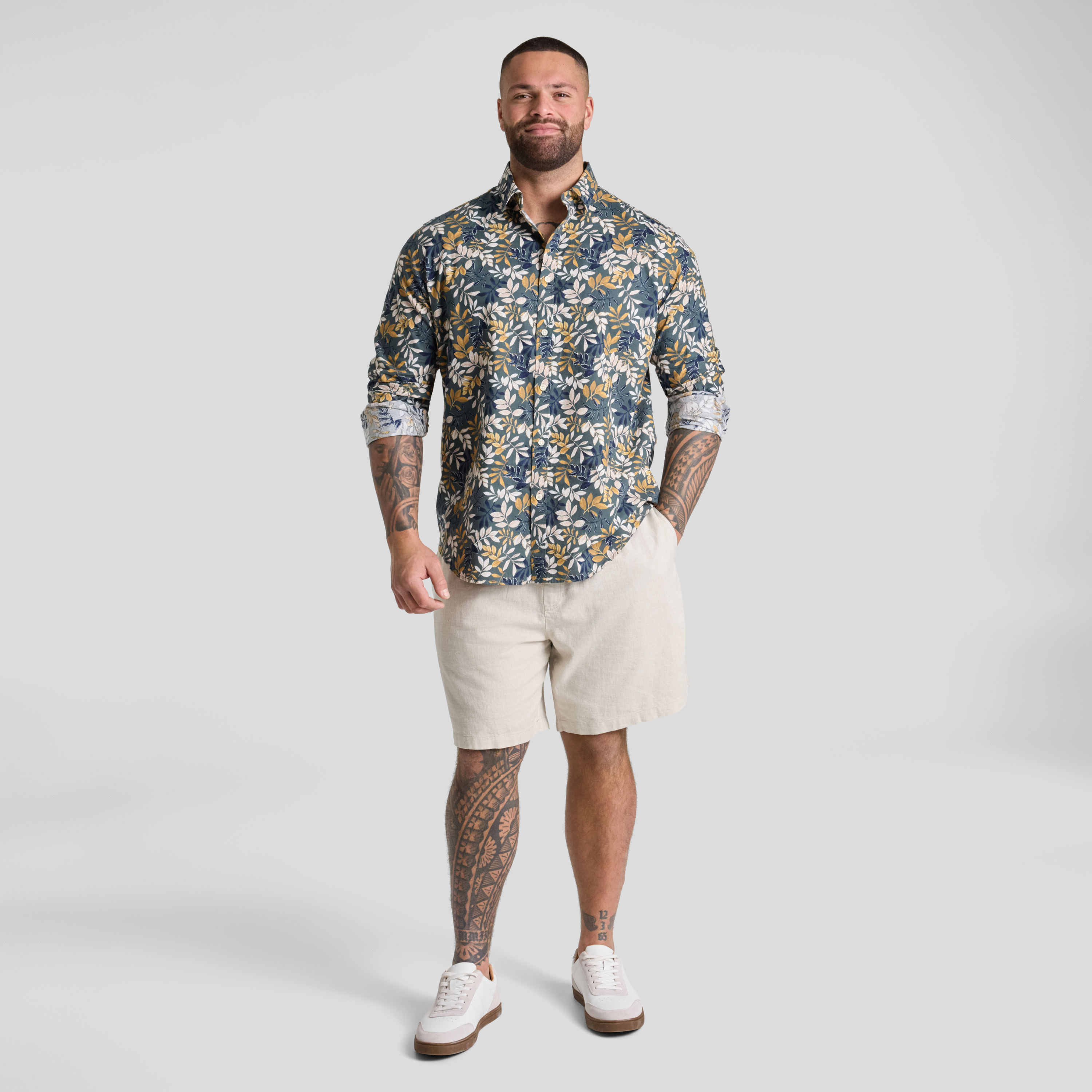 Khaki Rick Tropic Linen Shirt