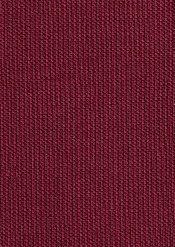 Burgundy Asher Pique Polo