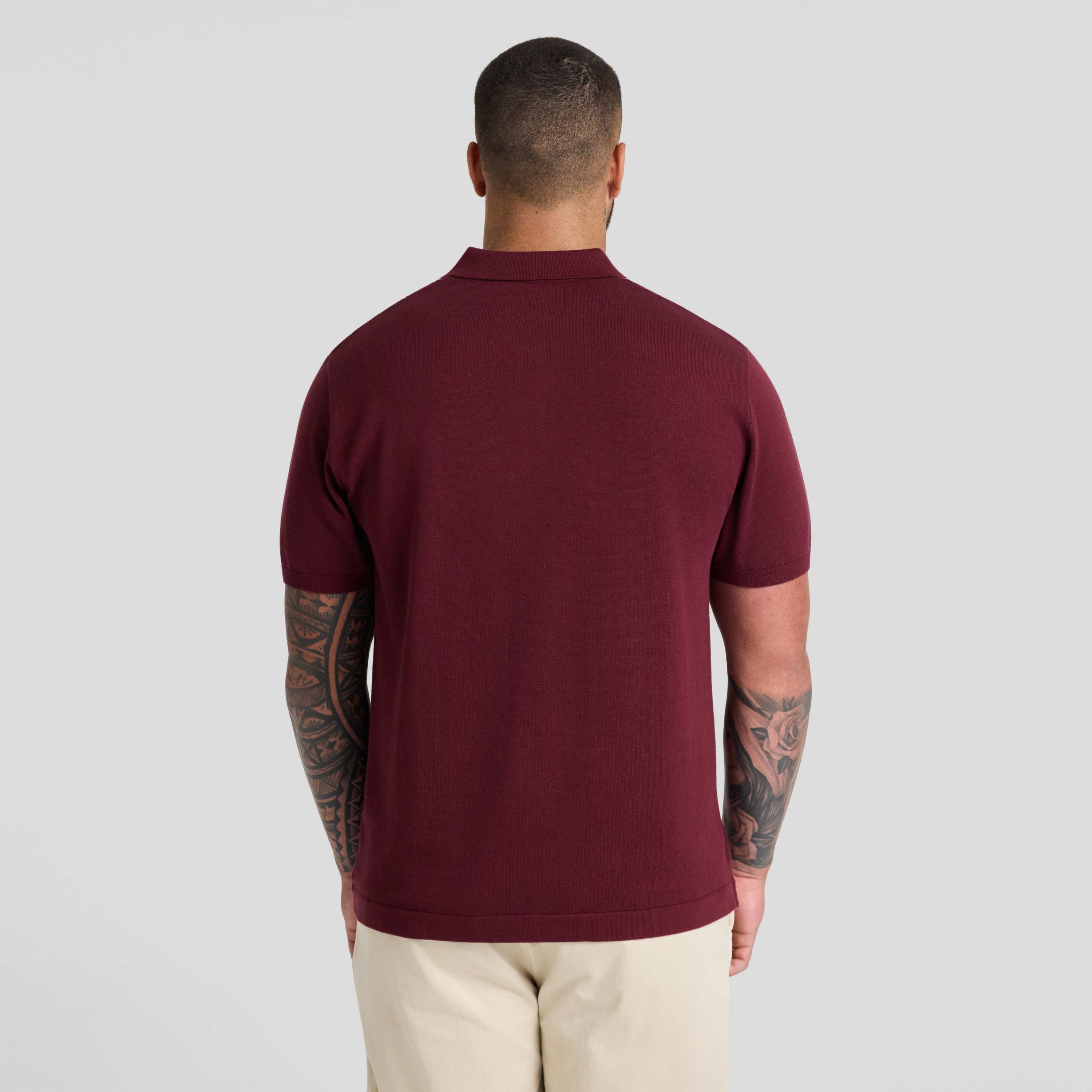 Chandler Stripe Knit Polo