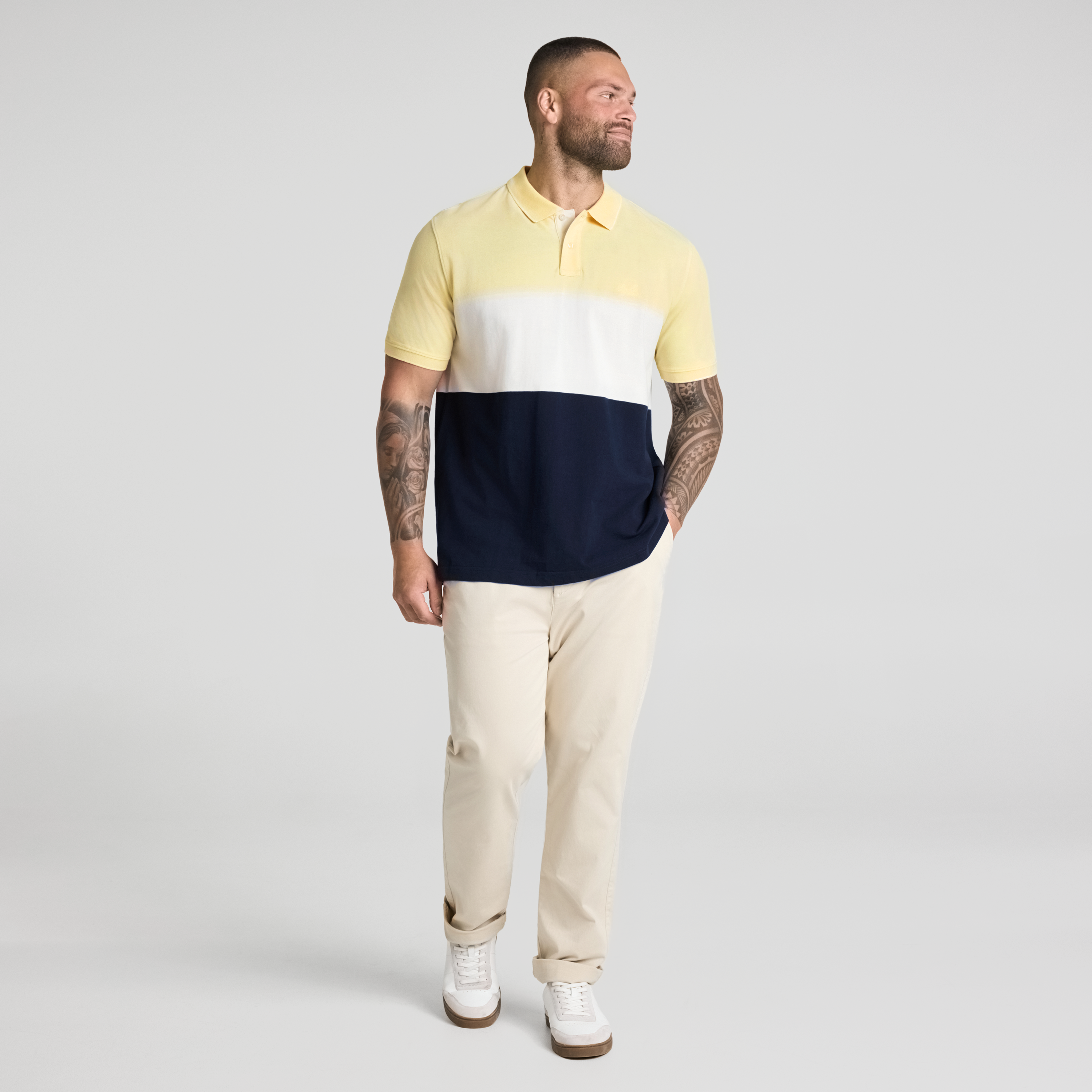 Butter Reece Colour Block Polo