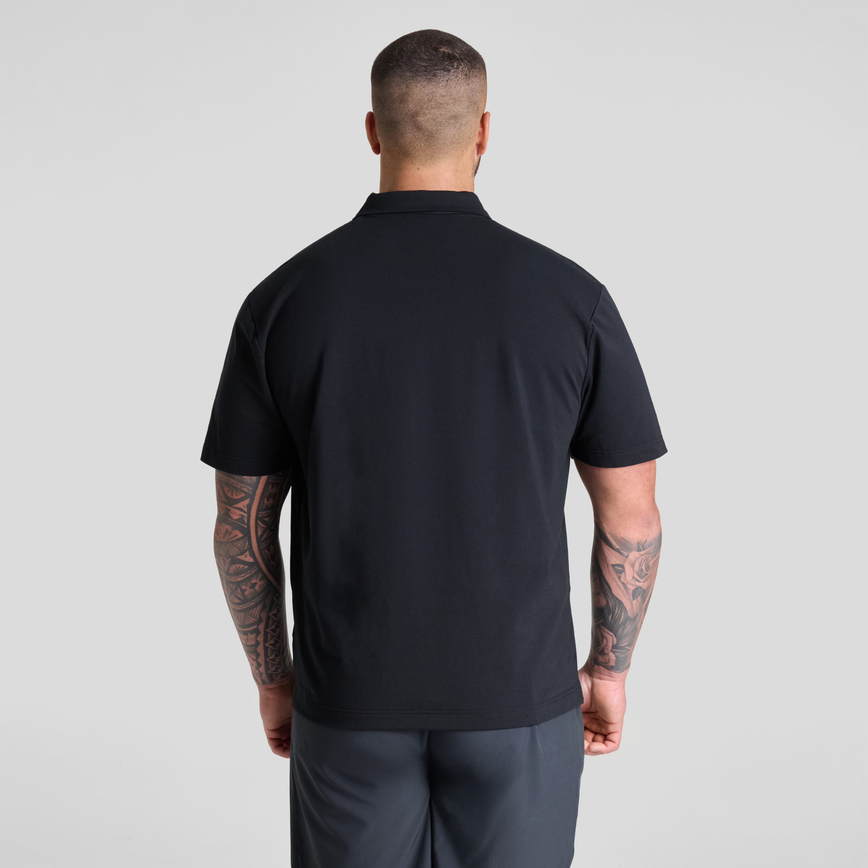 Black Tmr Active Everyday Polo