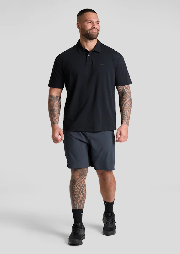 Black Tmr Active Everyday Polo