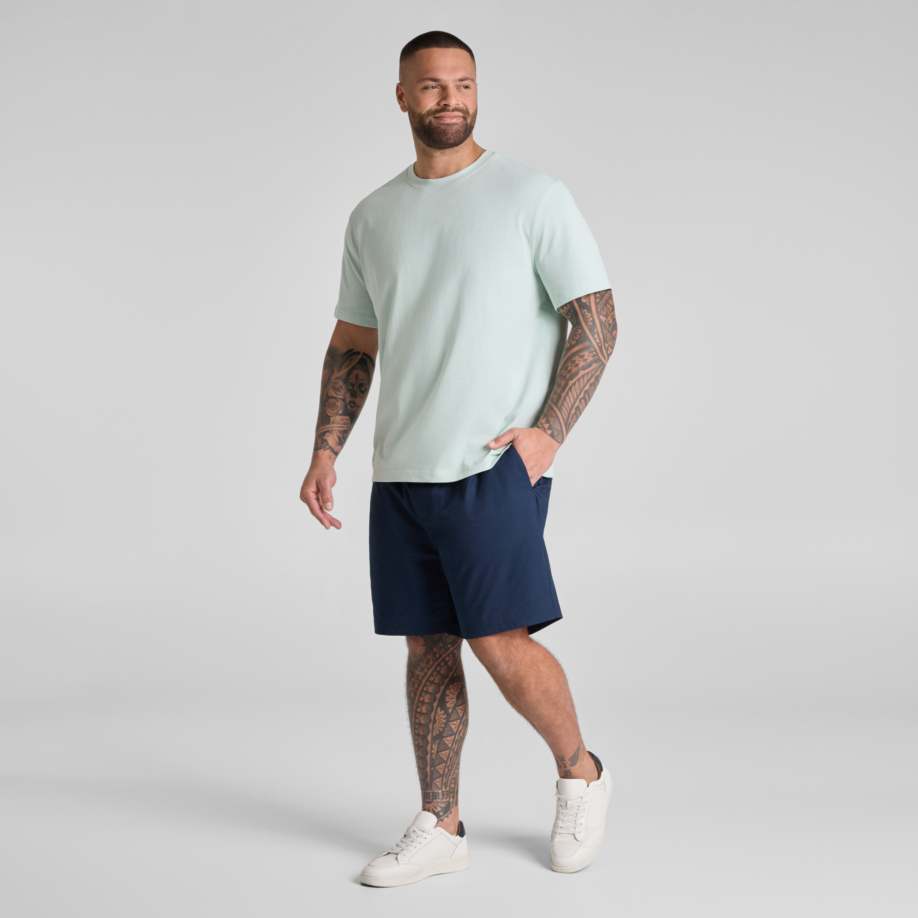 Navy Kai Stretch Volley Short