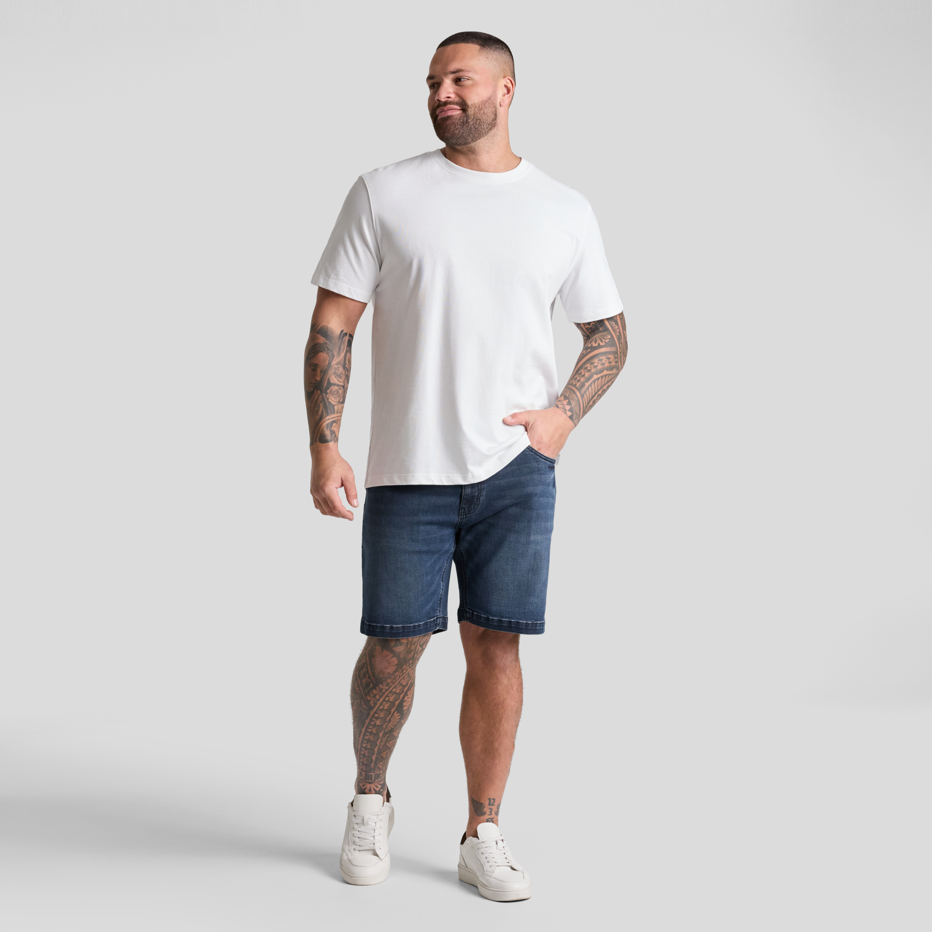Steel Cooper Slim Denim Short