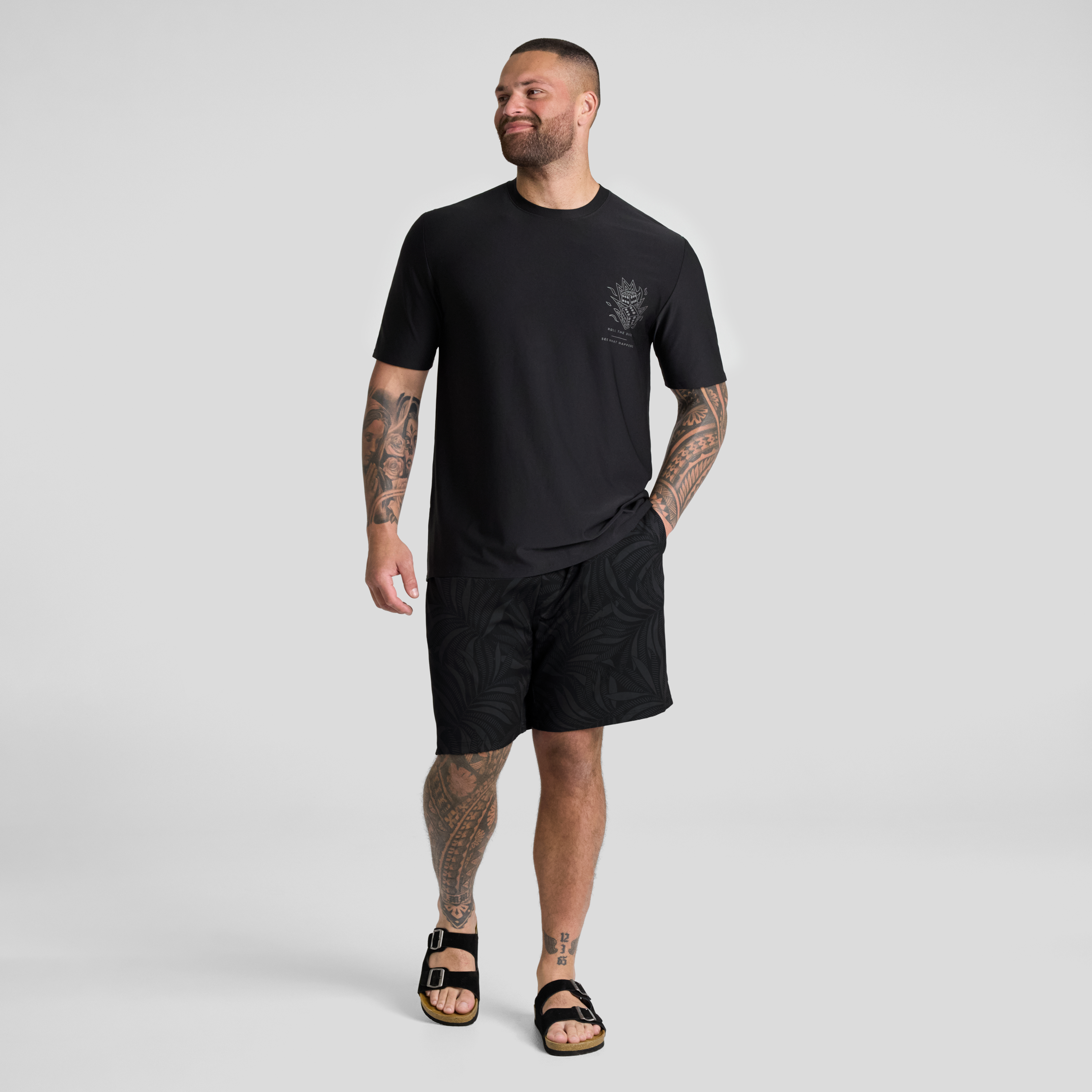 Black Grayson Swim Short