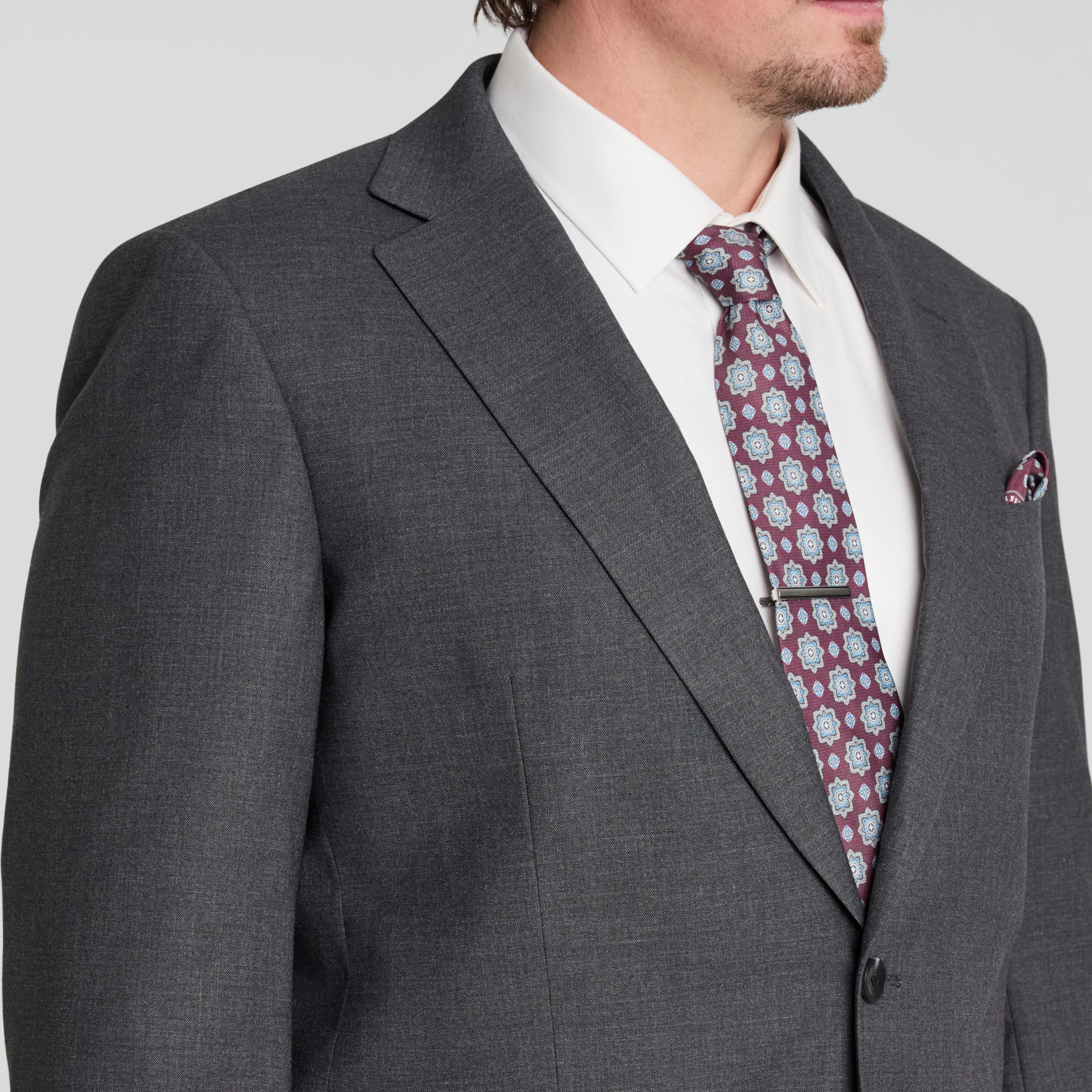 Charcoal Morrison Stretch Suit Jacket
