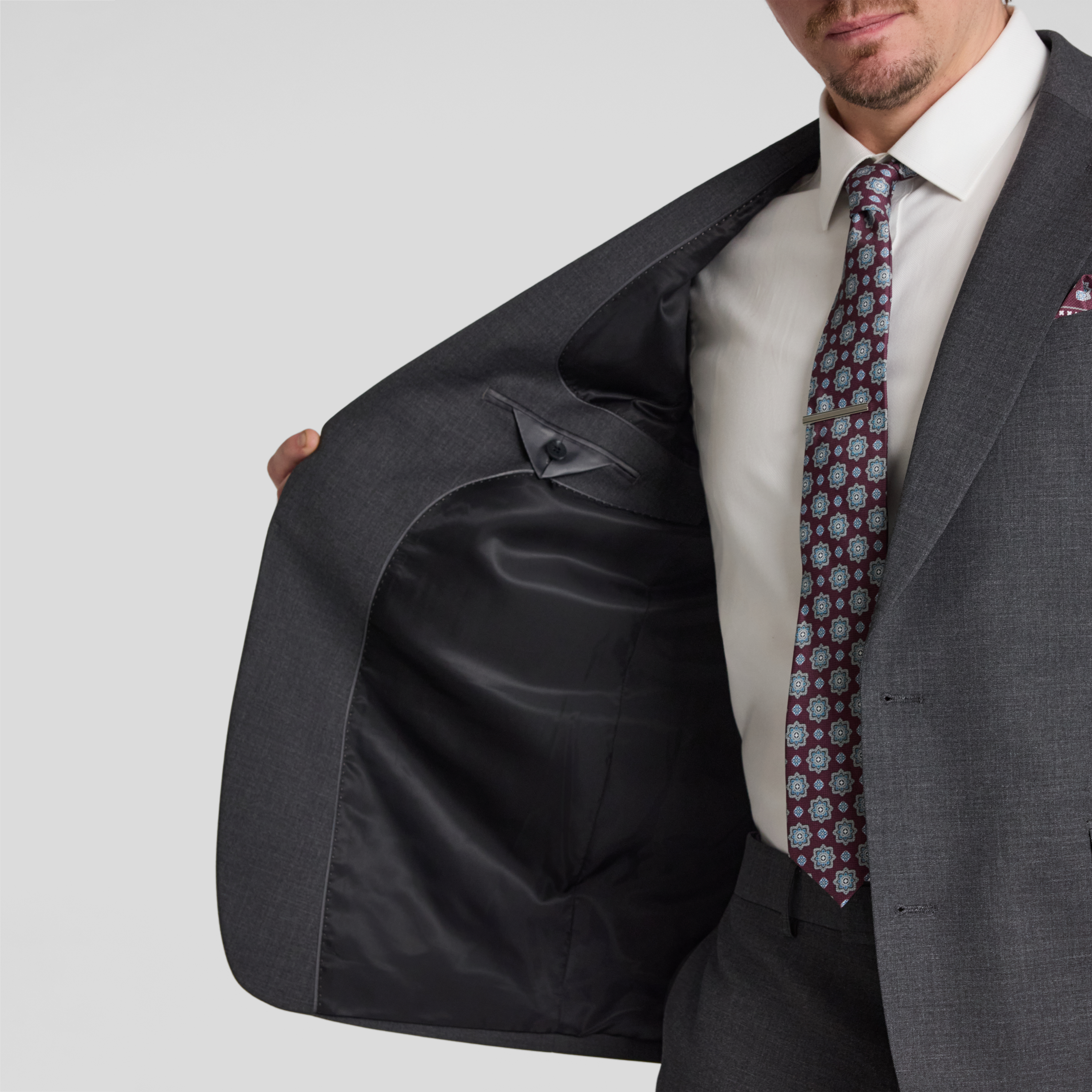 Charcoal Morrison Stretch Suit Jacket