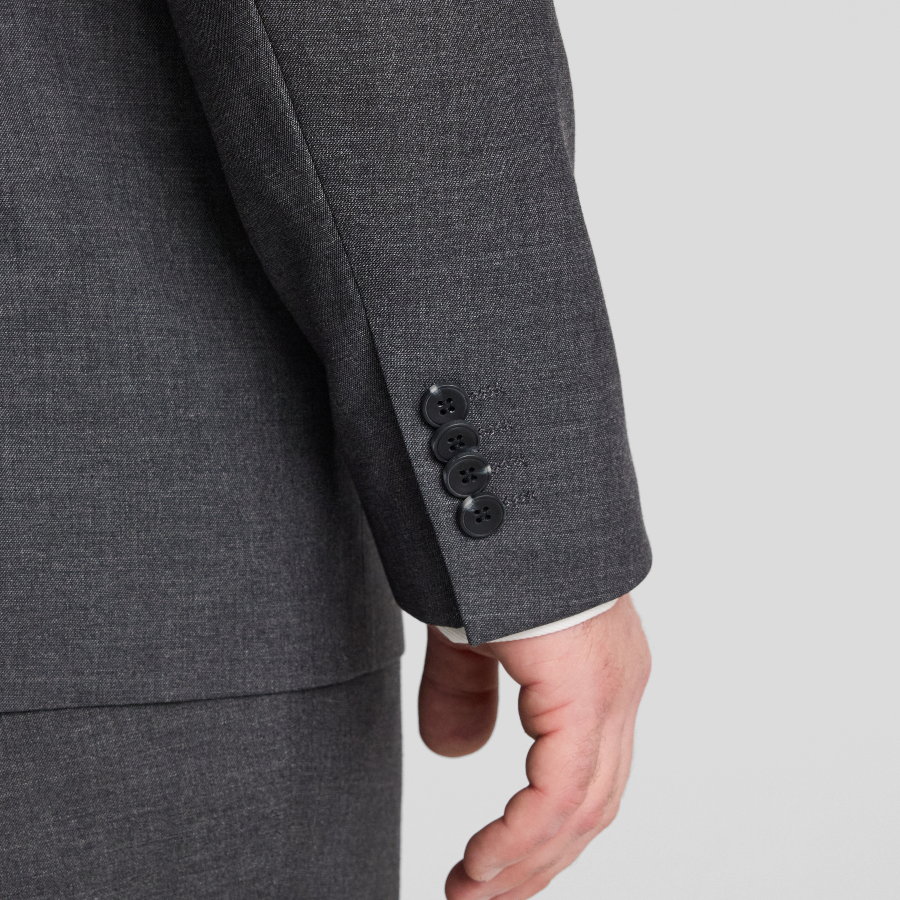 Charcoal Morrison Stretch Suit Jacket