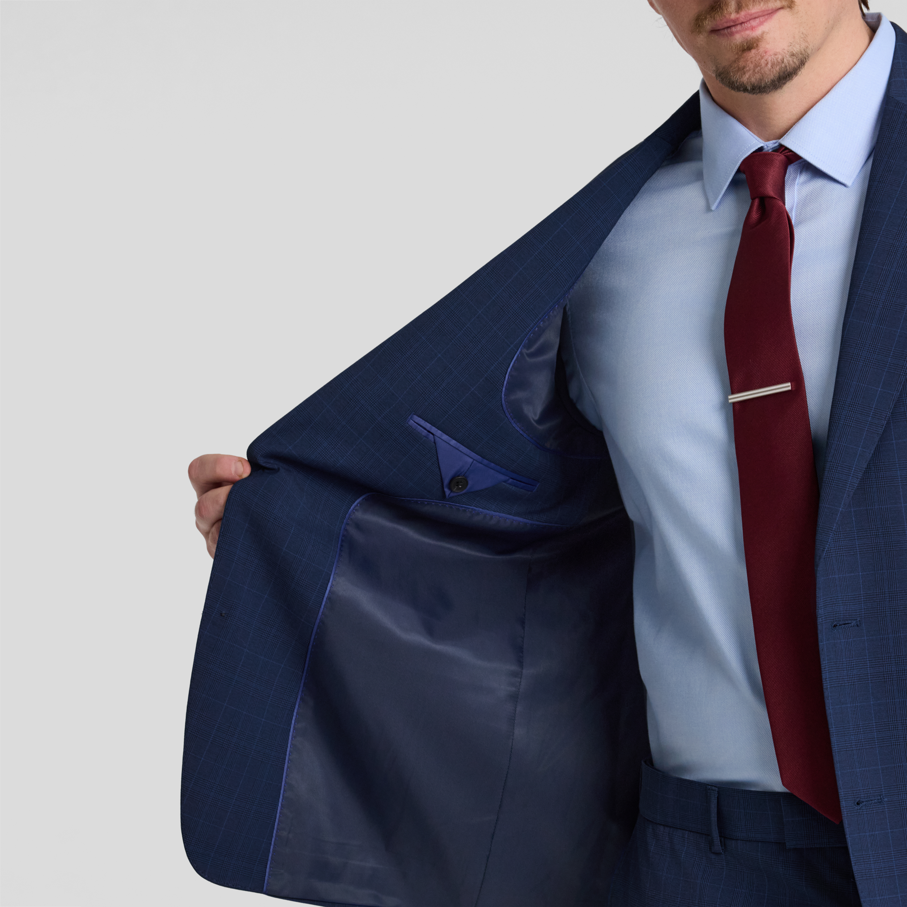 Royal Darby Check Suit Jacket