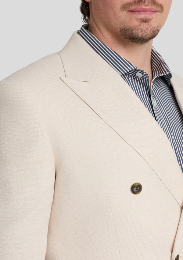 Sand Hugo Linen Blend Db Jacket