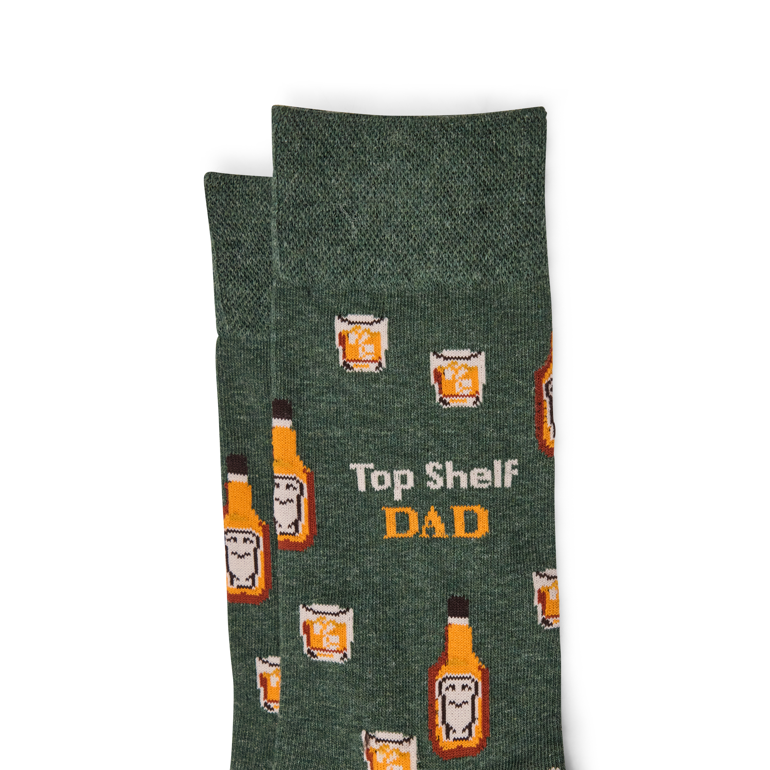 Green Marle Top Shelf Dad Fancy Sock