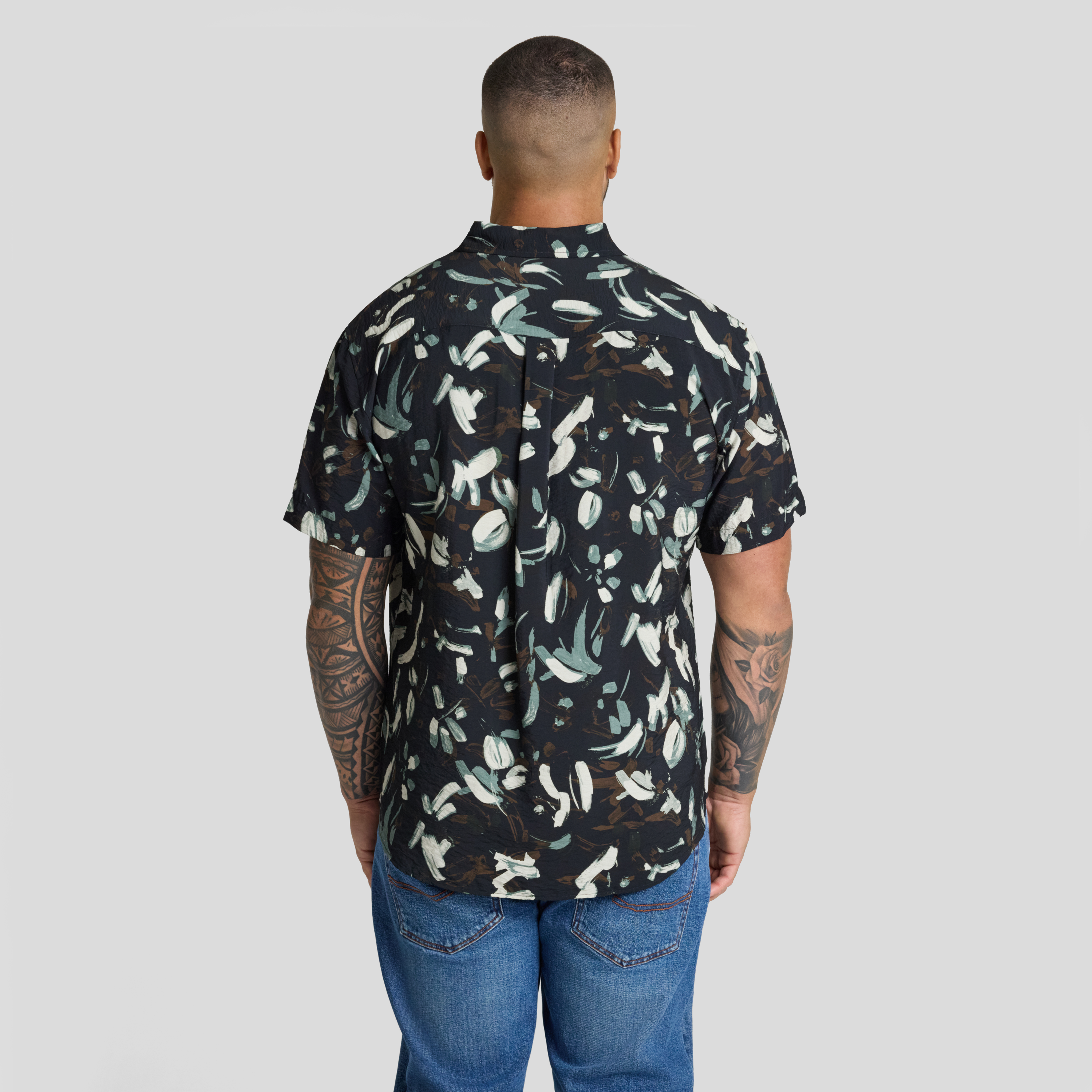 Black Eclipse Print Shirt