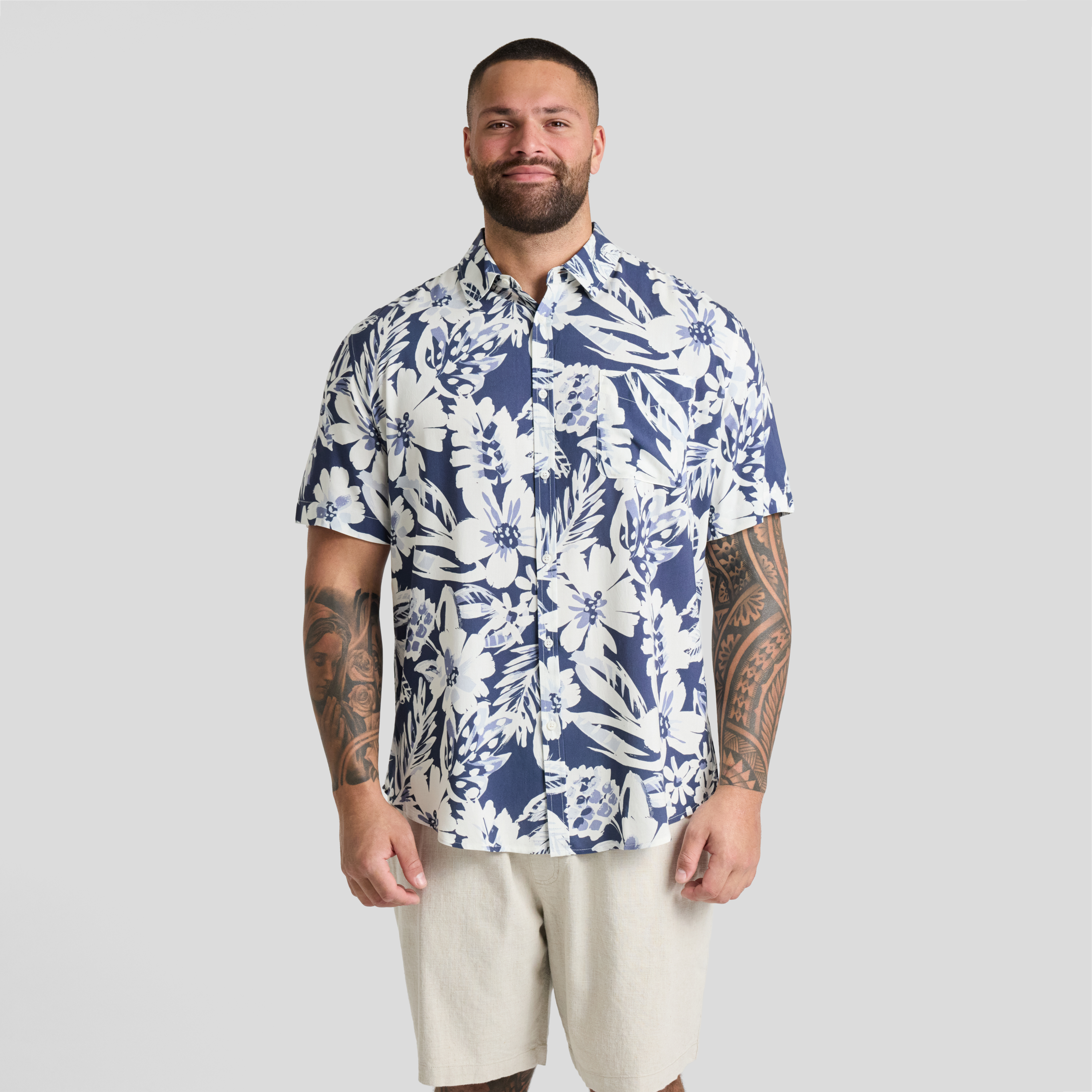Cornflower Print Shirt