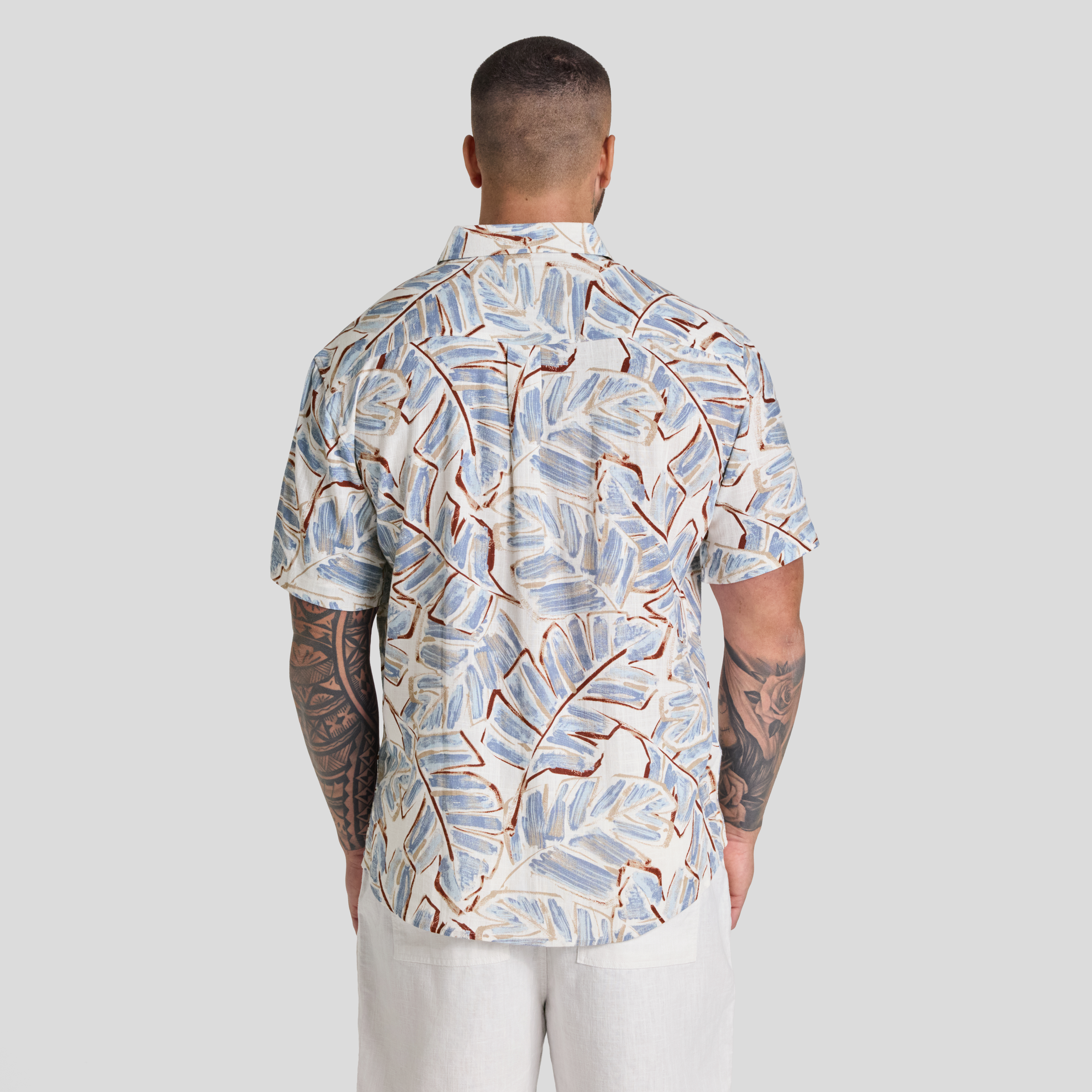 White Curacao Print Shirt