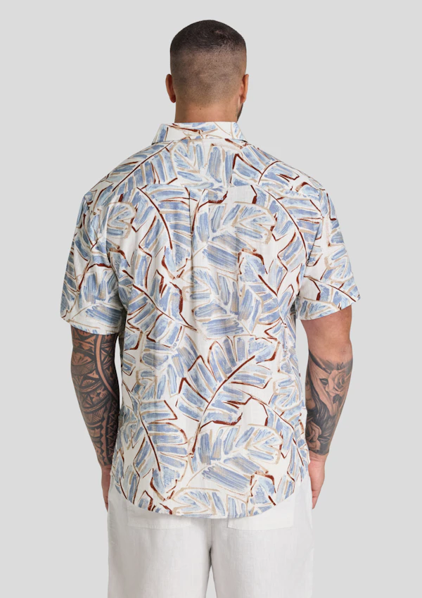 White Curacao Print Shirt