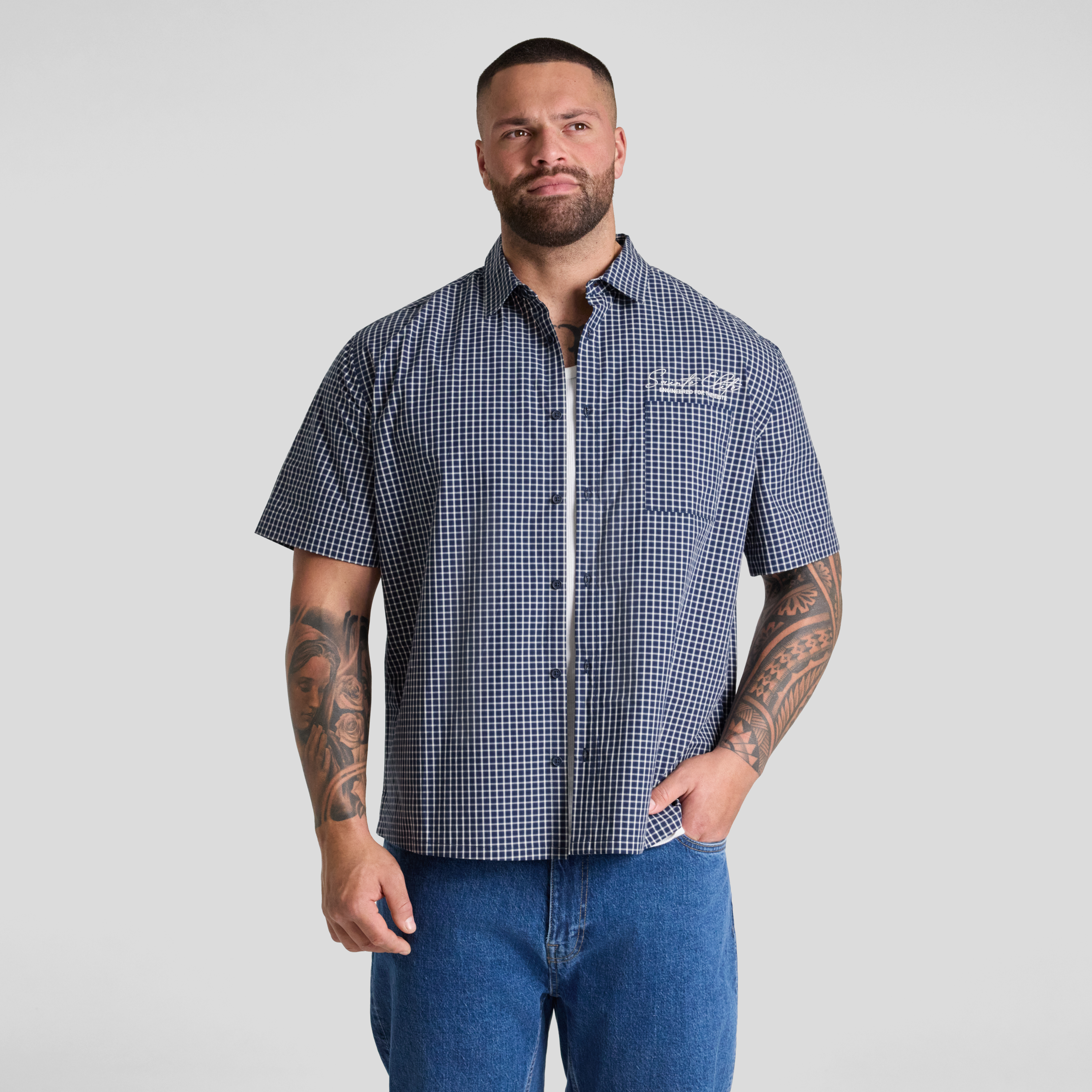 Tony Boxy Check Shirt