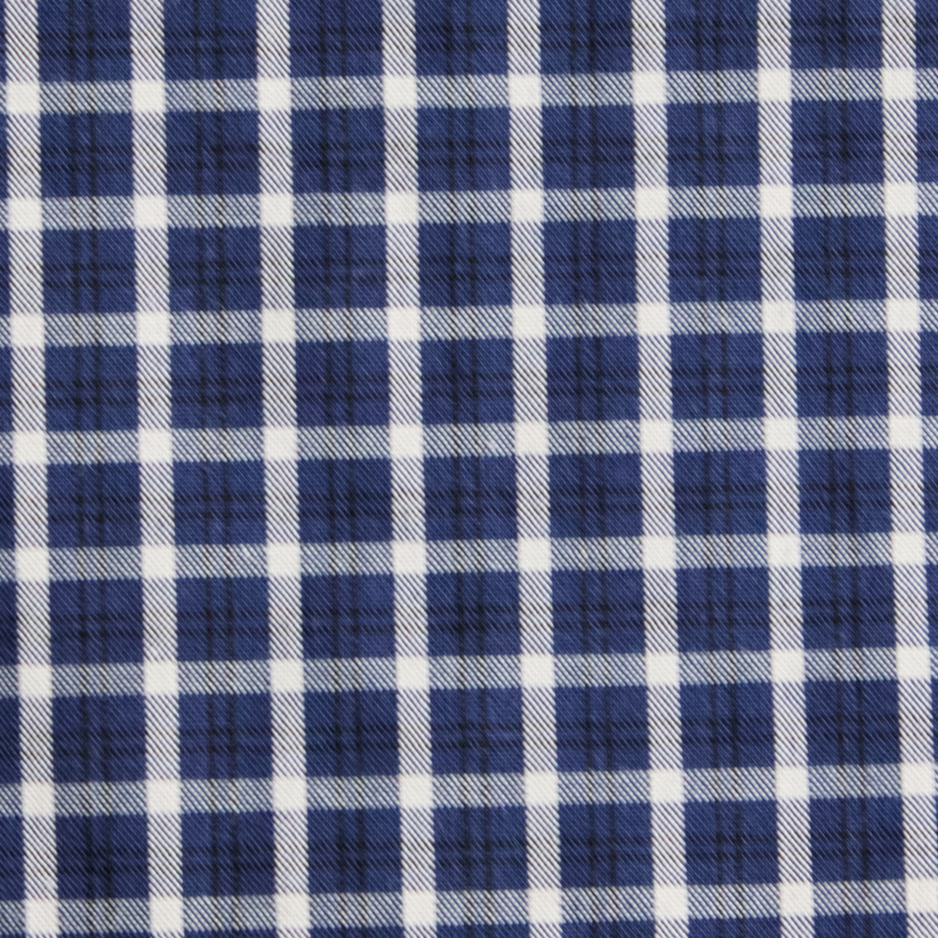 Navy Tony Boxy Check Shirt
