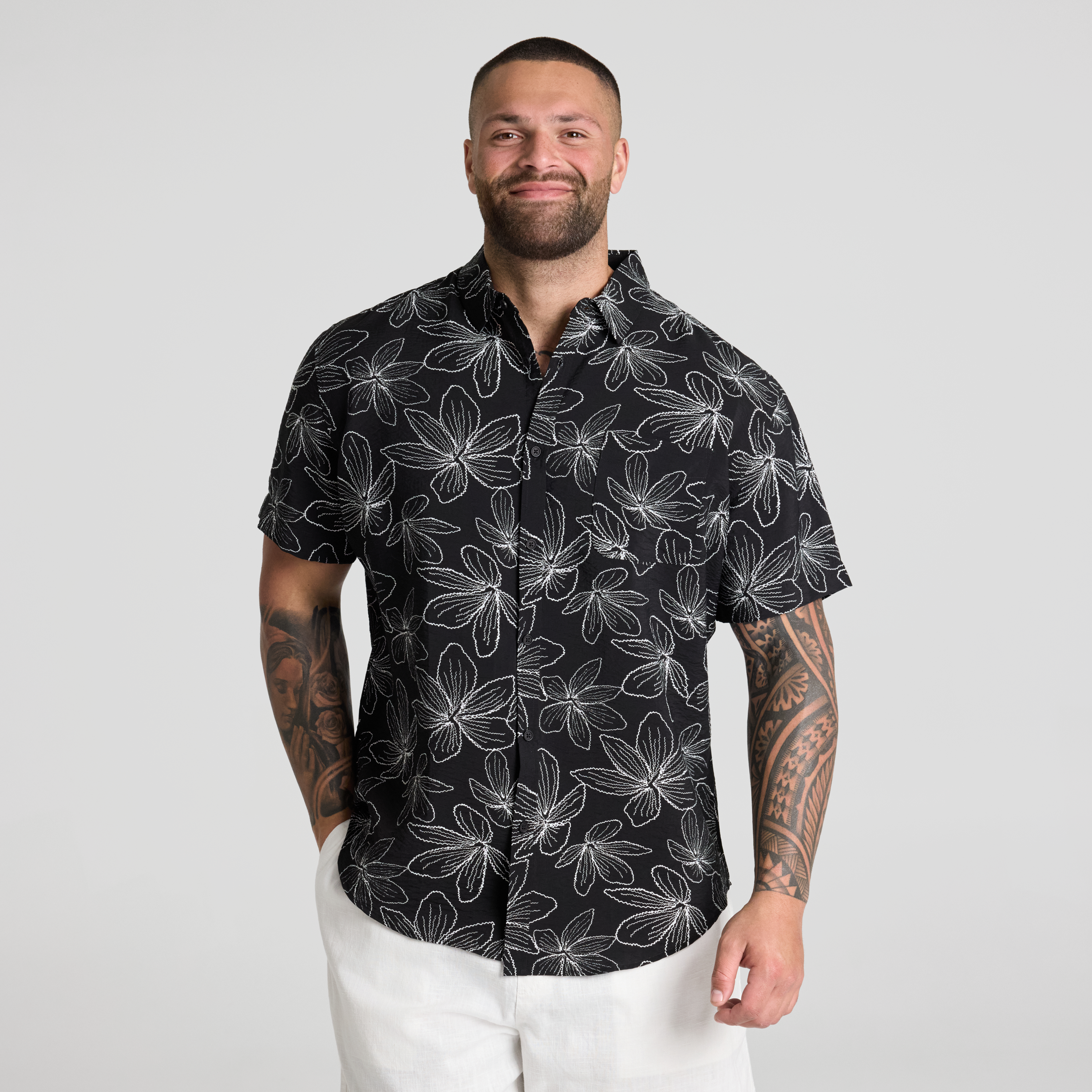 Stitches Print Shirt