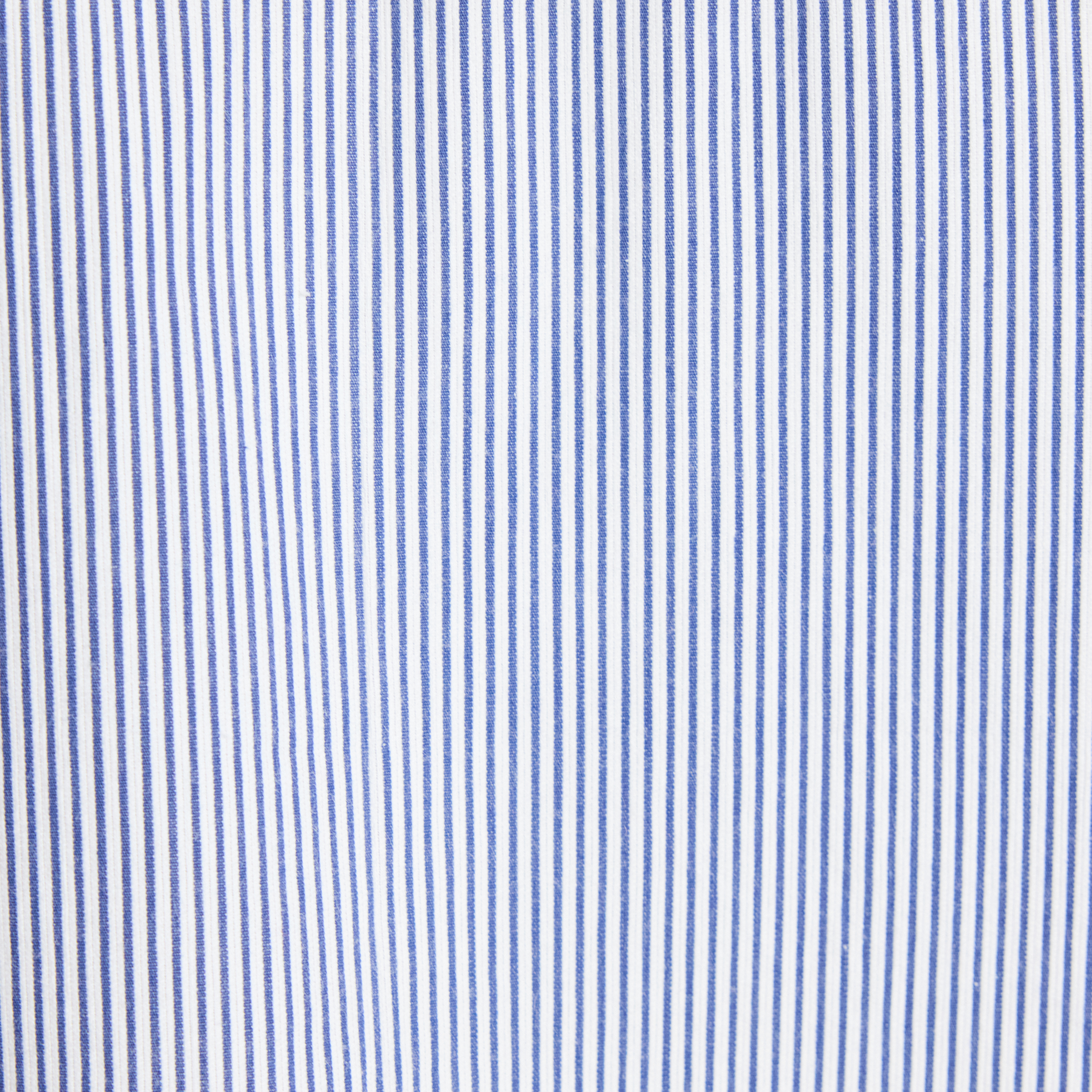 White Embroidered Boxy Stripe Shirt