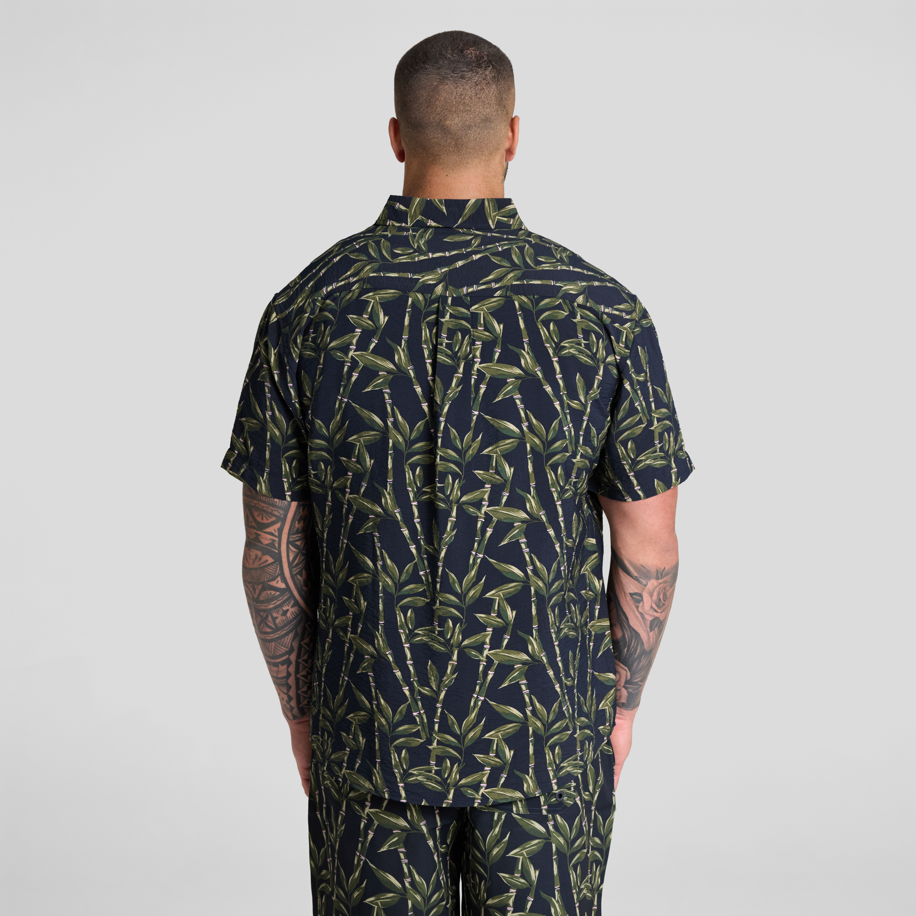 Ink Bamboo Print Shirt