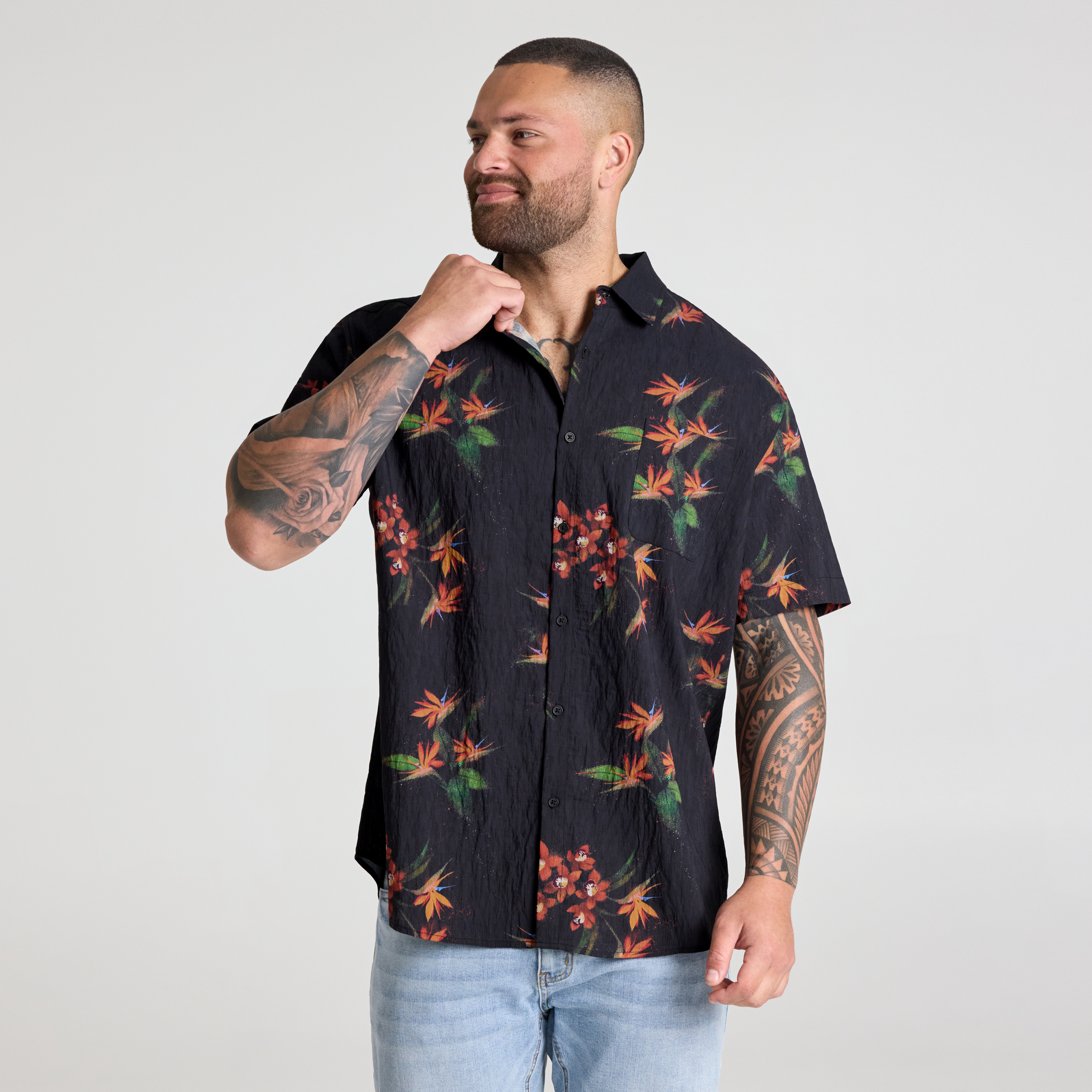 Lava Floral Print Shirt
