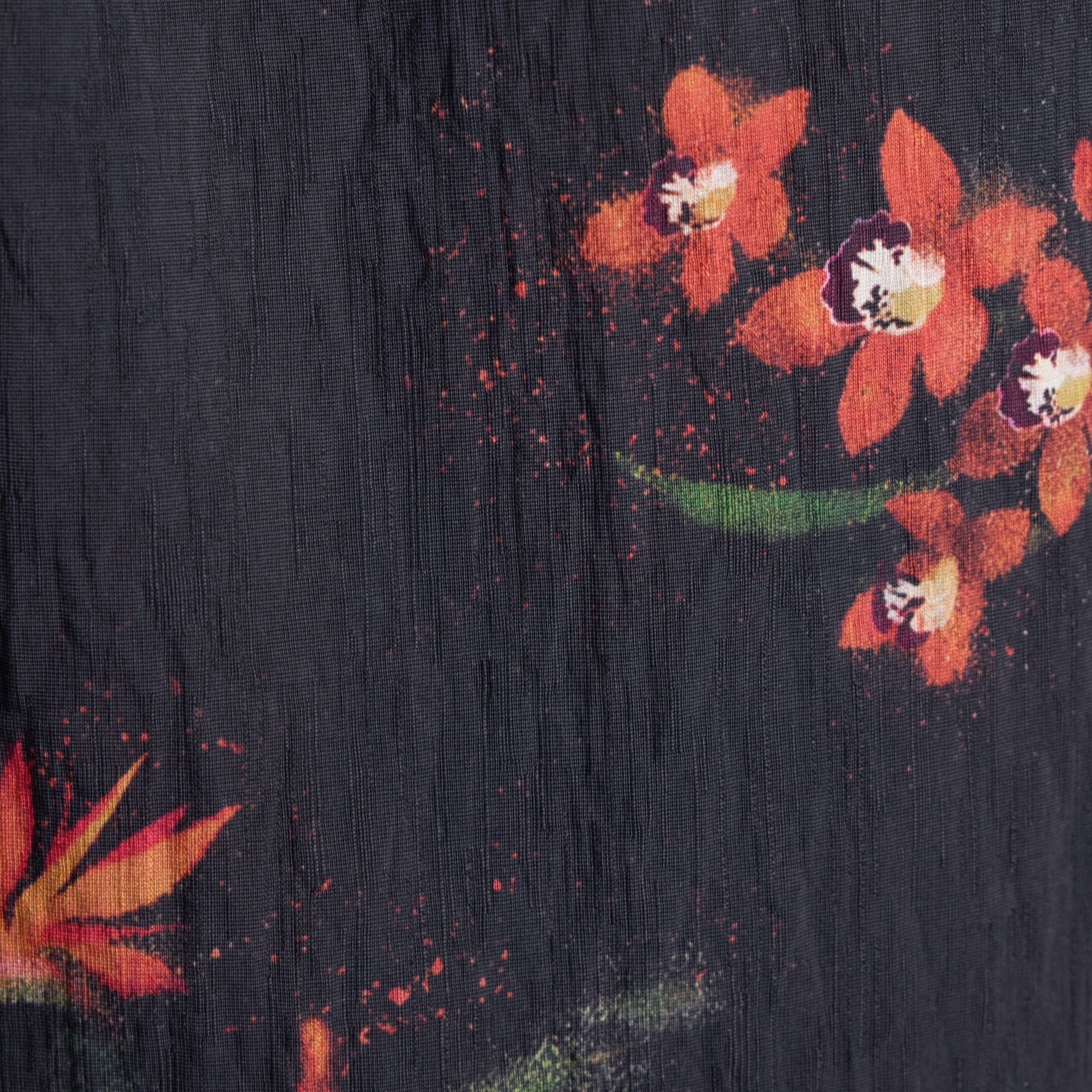 Charcoal Lava Floral Print Shirt