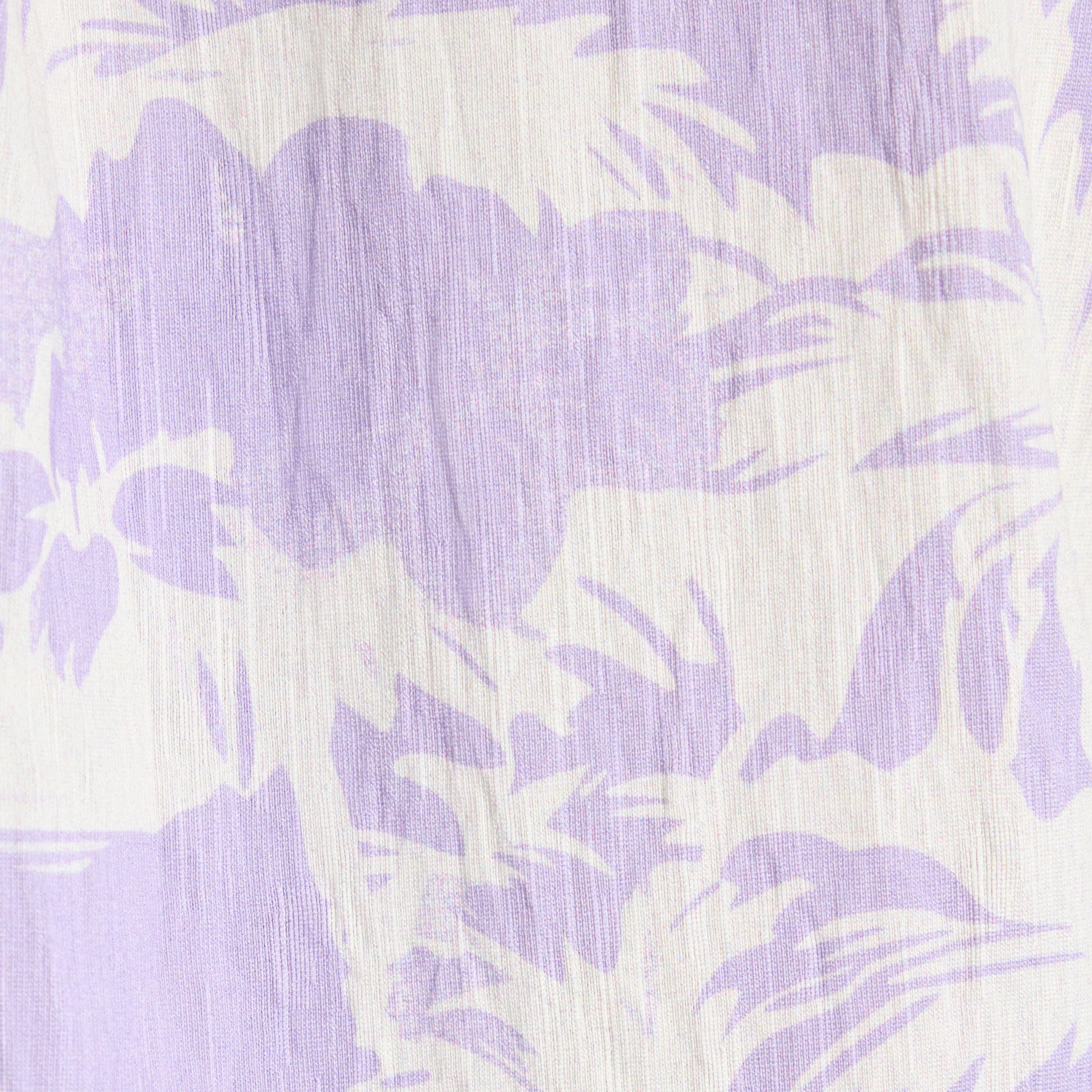 Lilac Two Palms Print Shirt