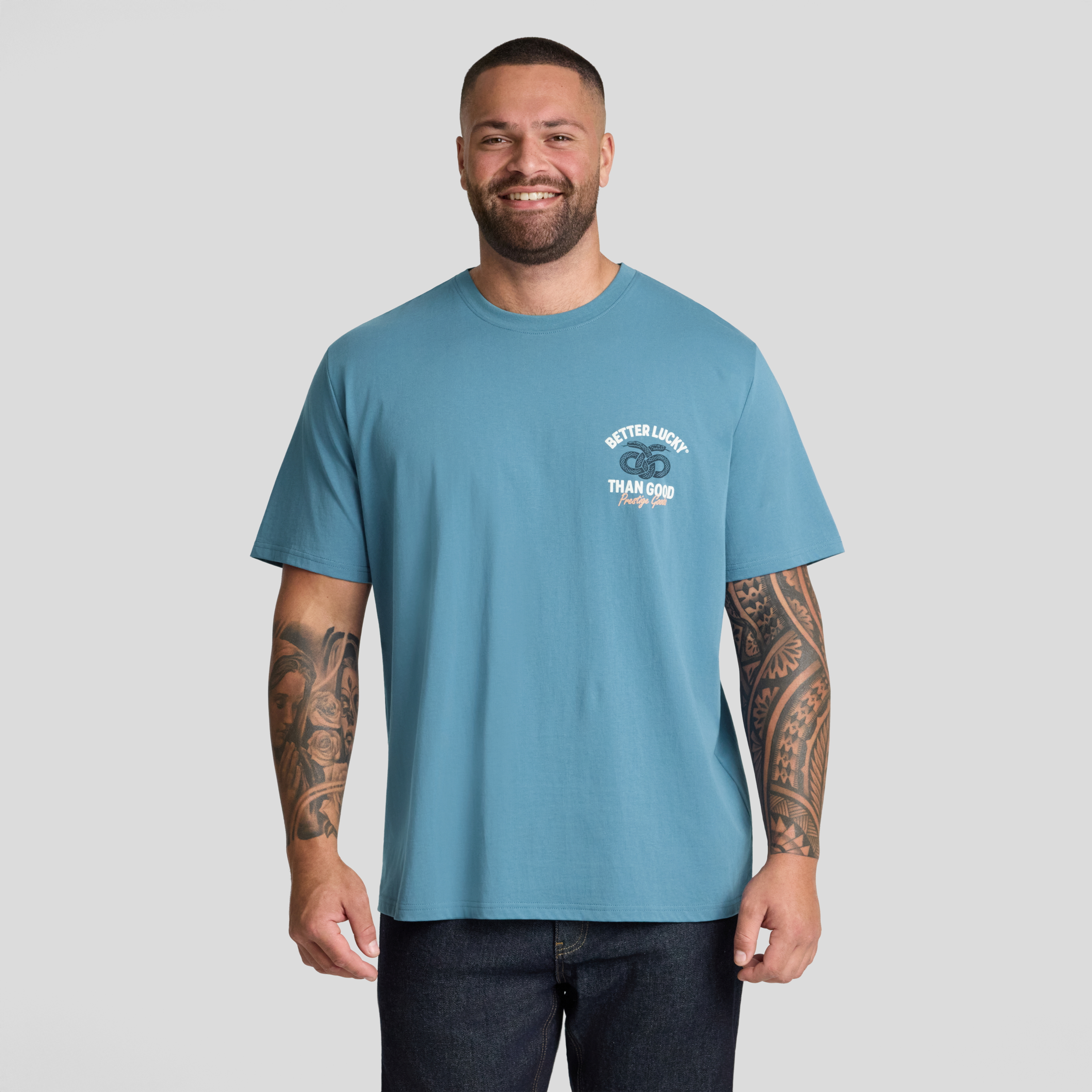 Blue Better Crew Neck Tee