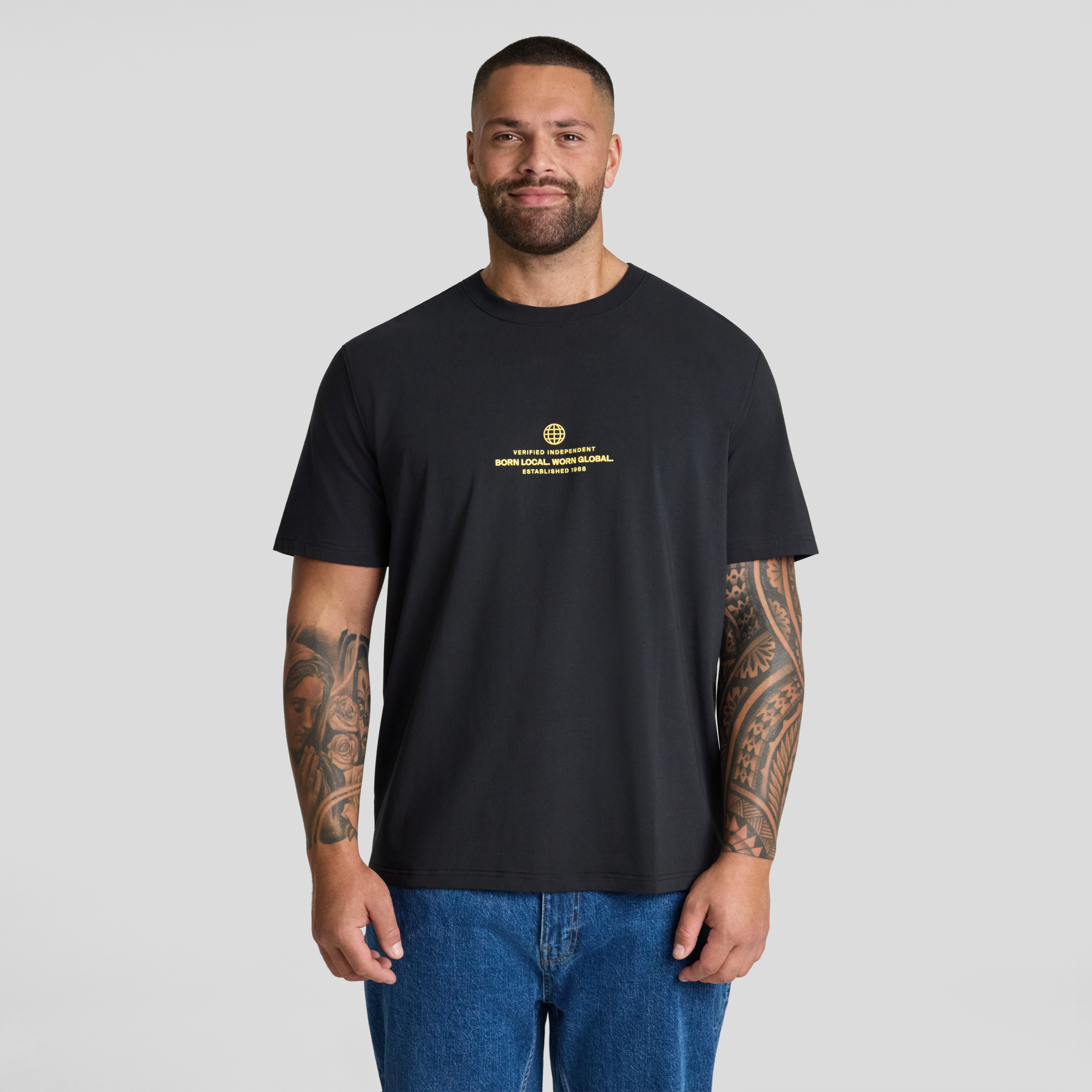 Black Verified Stretch Classic Tee