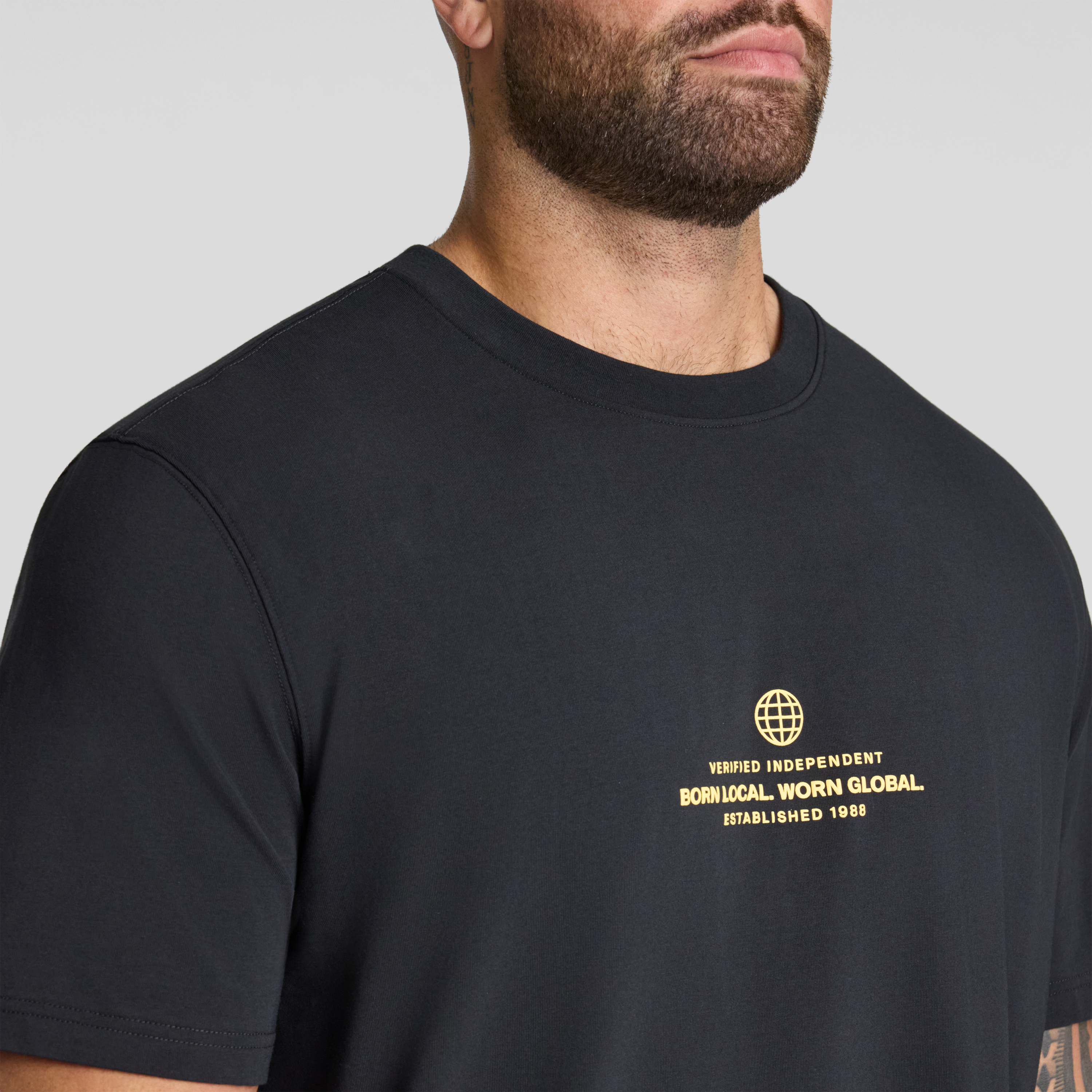 Black Verified Stretch Classic Tee