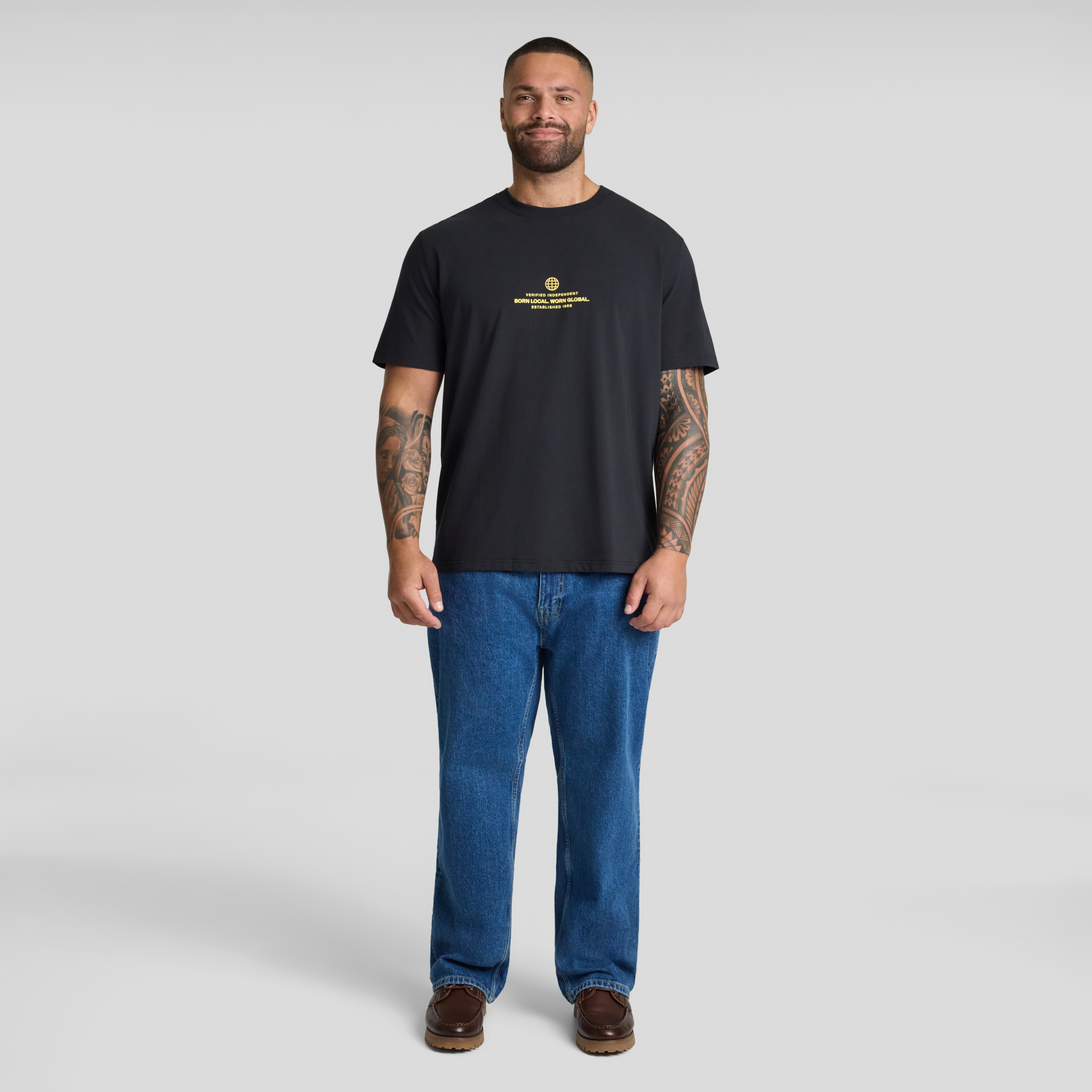 Black Verified Stretch Classic Tee