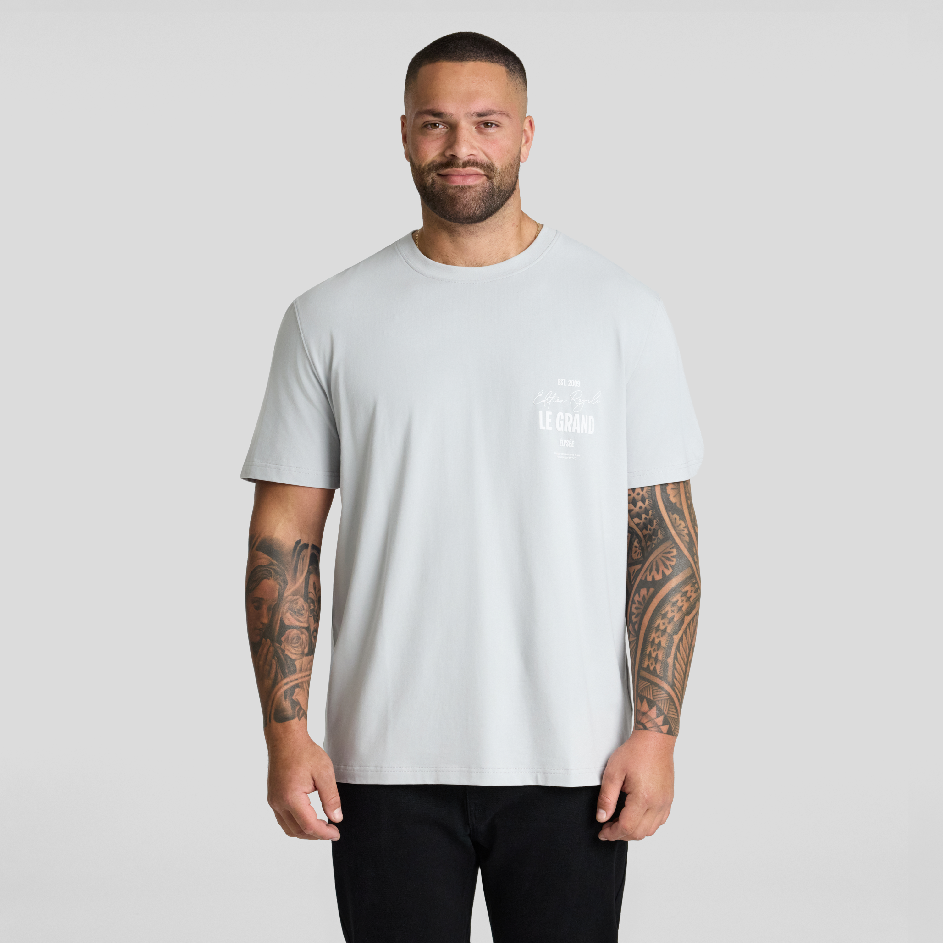 Cool Grey Royale Stretch Classic Tee